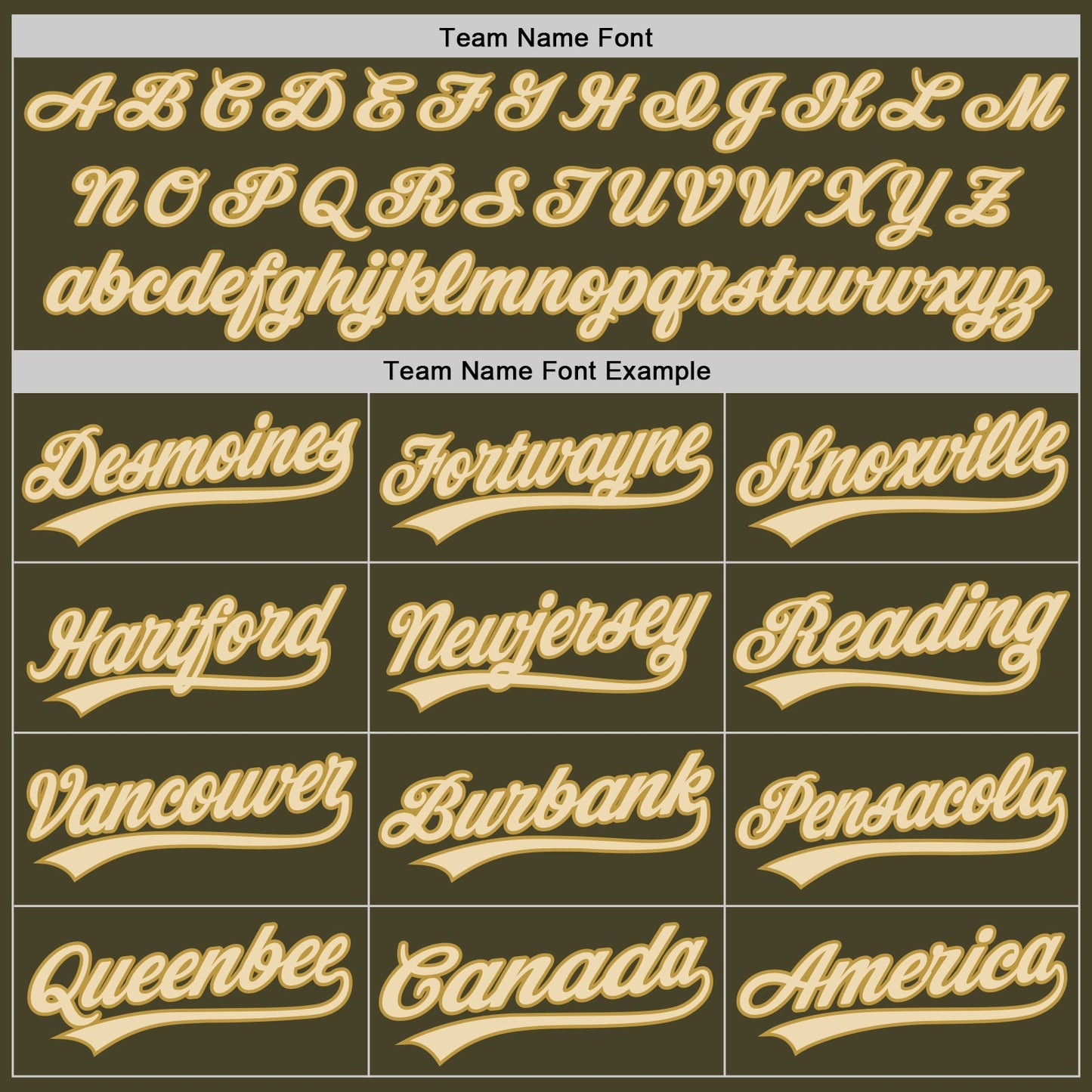 Custom Olive Cream-Old Gold Authentic Baseball Jersey view 4