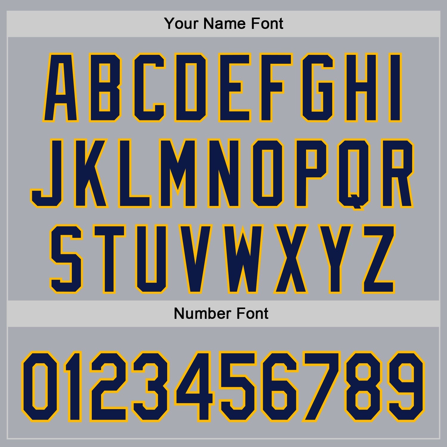 Custom Gray Navy-Gold Authentic Baseball Jersey view 5