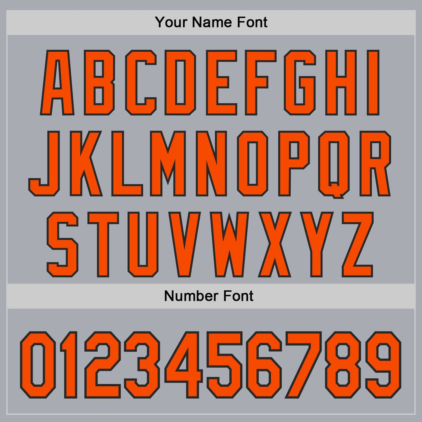 Custom Gray Orange-Black Authentic Baseball Jersey view 5