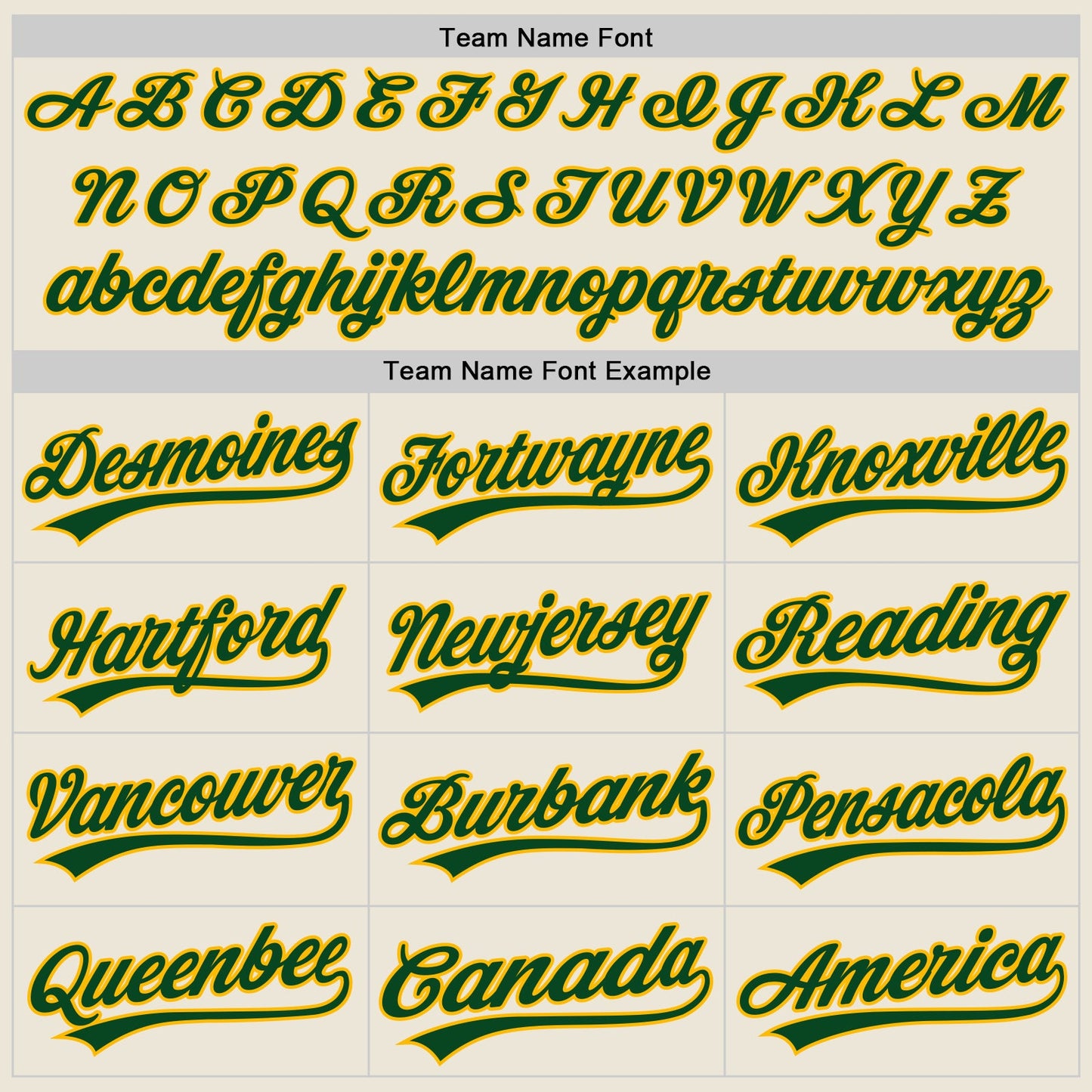 Custom Cream Green-Gold Authentic Baseball Jersey view 4