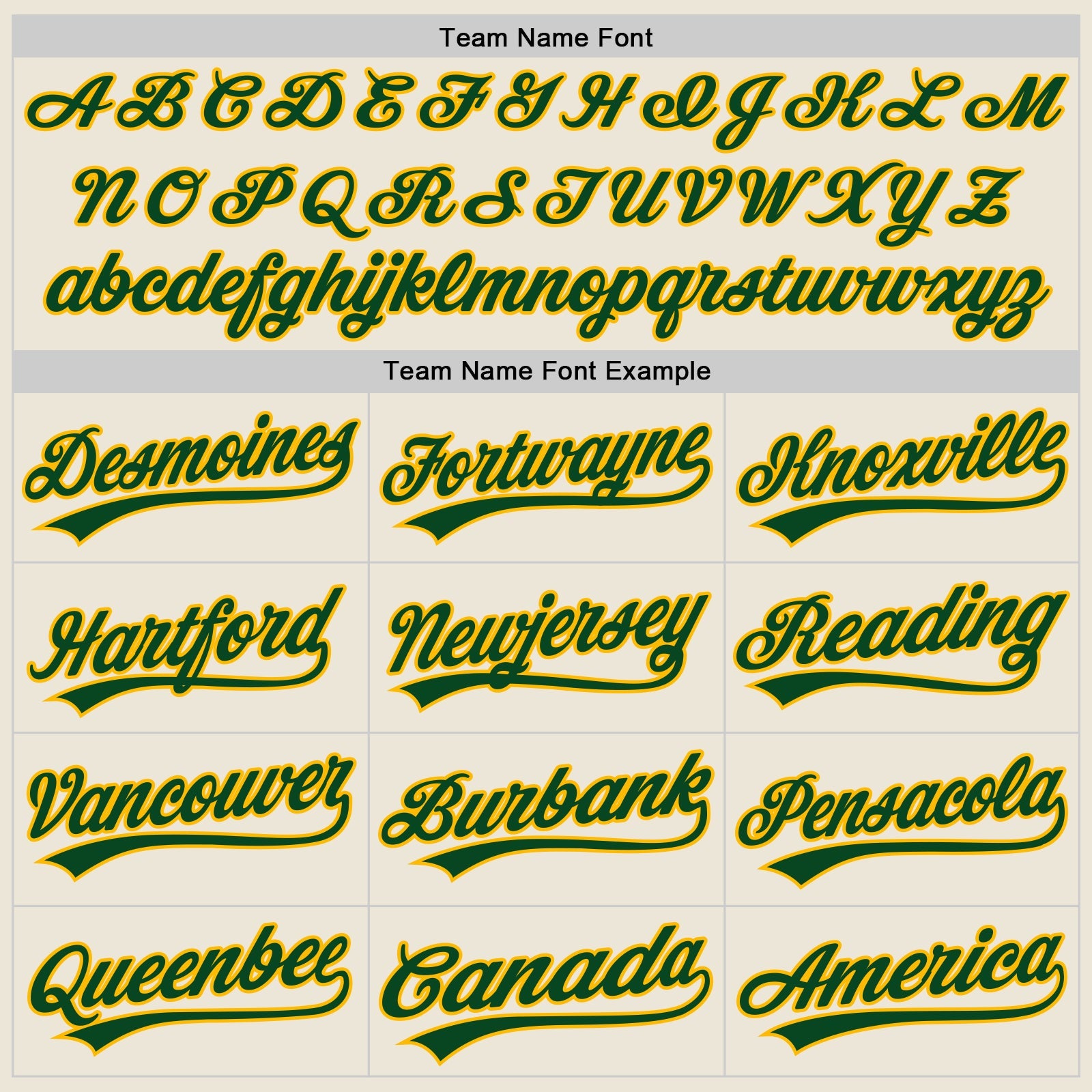 Custom Cream Green-Gold Authentic Baseball Jersey view 4