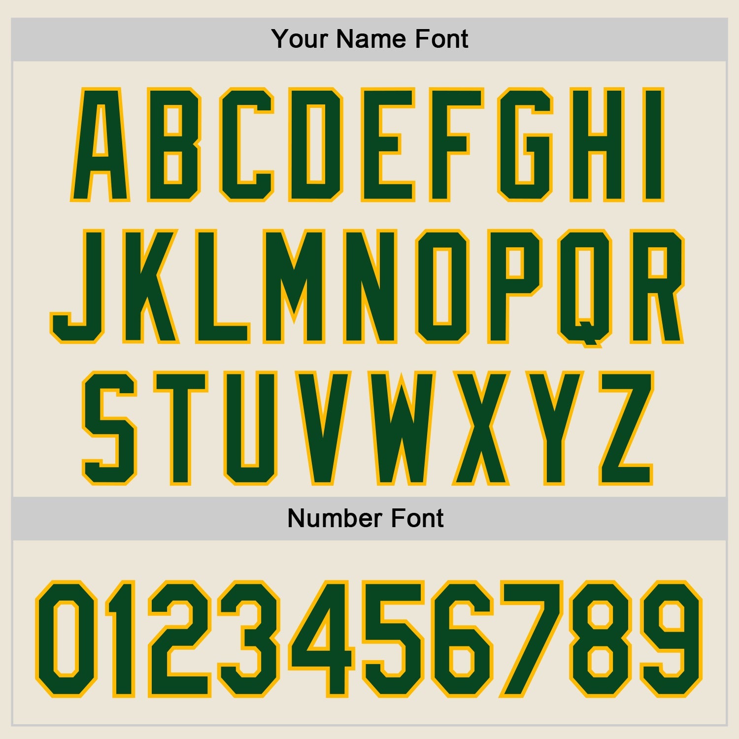 Custom Cream Green-Gold Authentic Baseball Jersey view 5