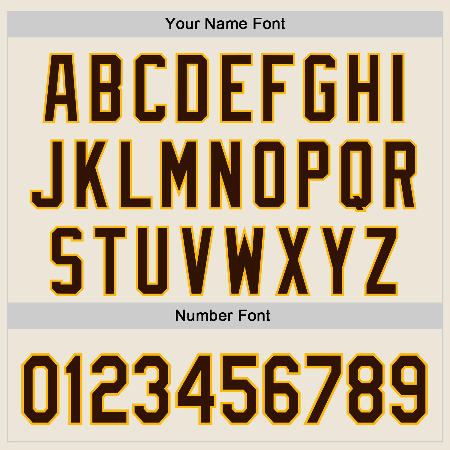 Custom Cream Brown-Gold Authentic Baseball Jersey view 5