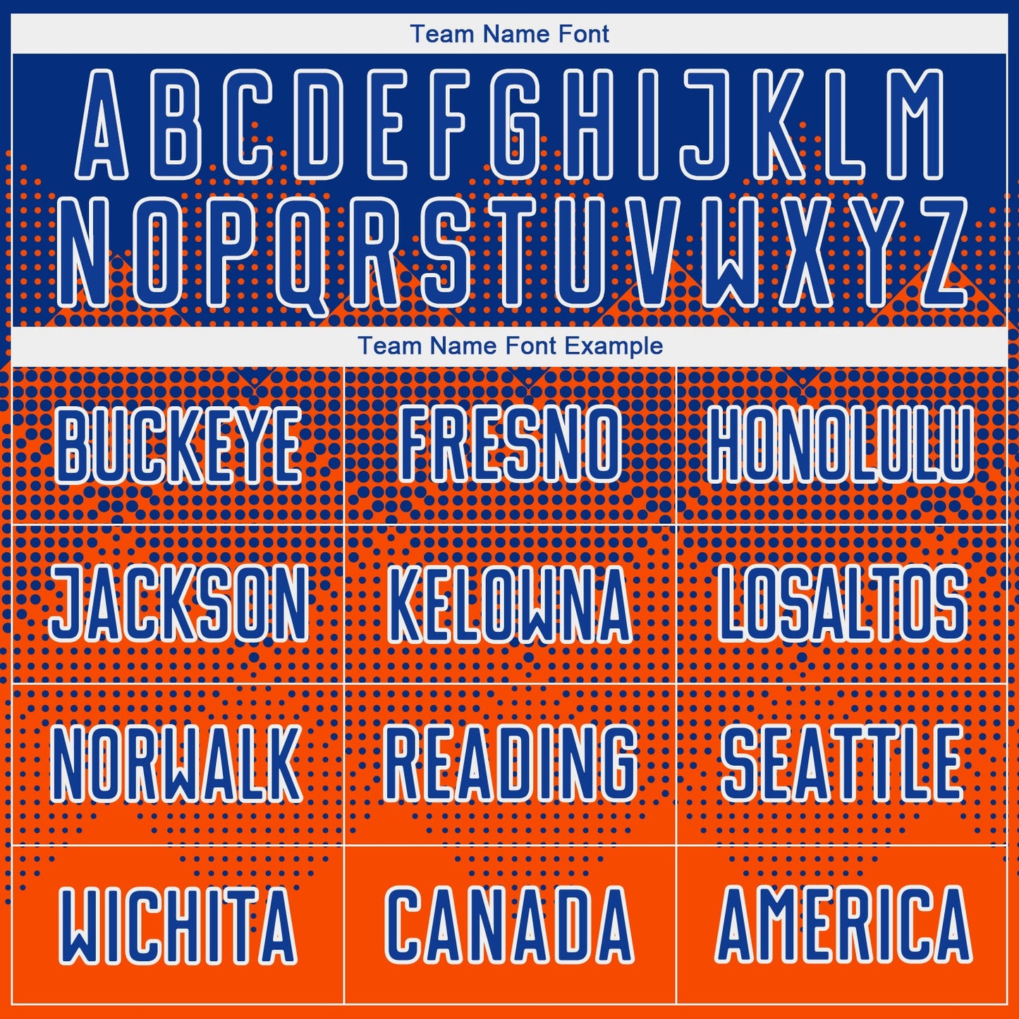 Custom Orange Royal-White Round Neck Sublimation Basketball Uniform Jersey view 3