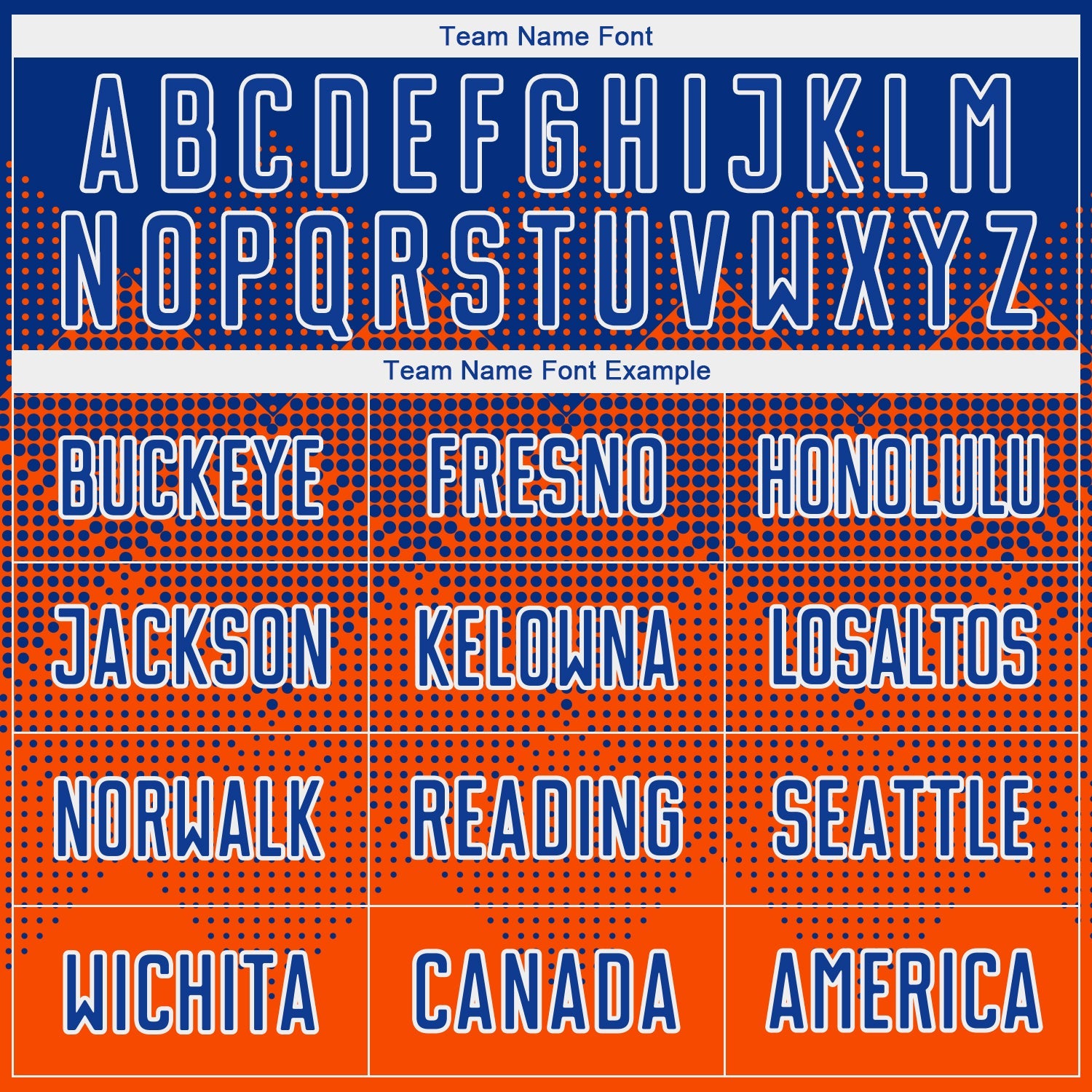 Custom Orange Royal-White Round Neck Sublimation Basketball Uniform Jersey view 3