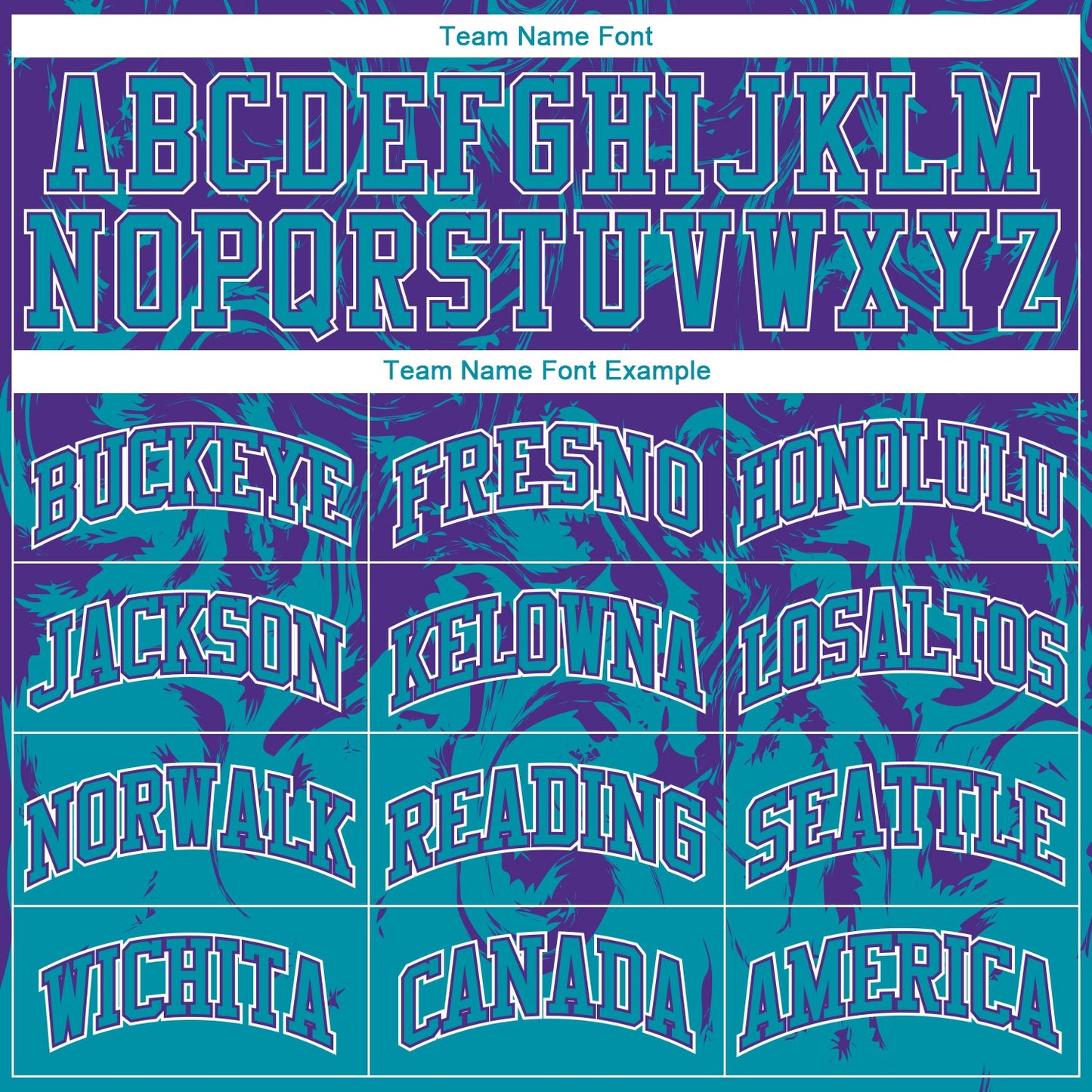 Custom Teal Purple-White Round Neck Sublimation Basketball Uniform Jersey view 3