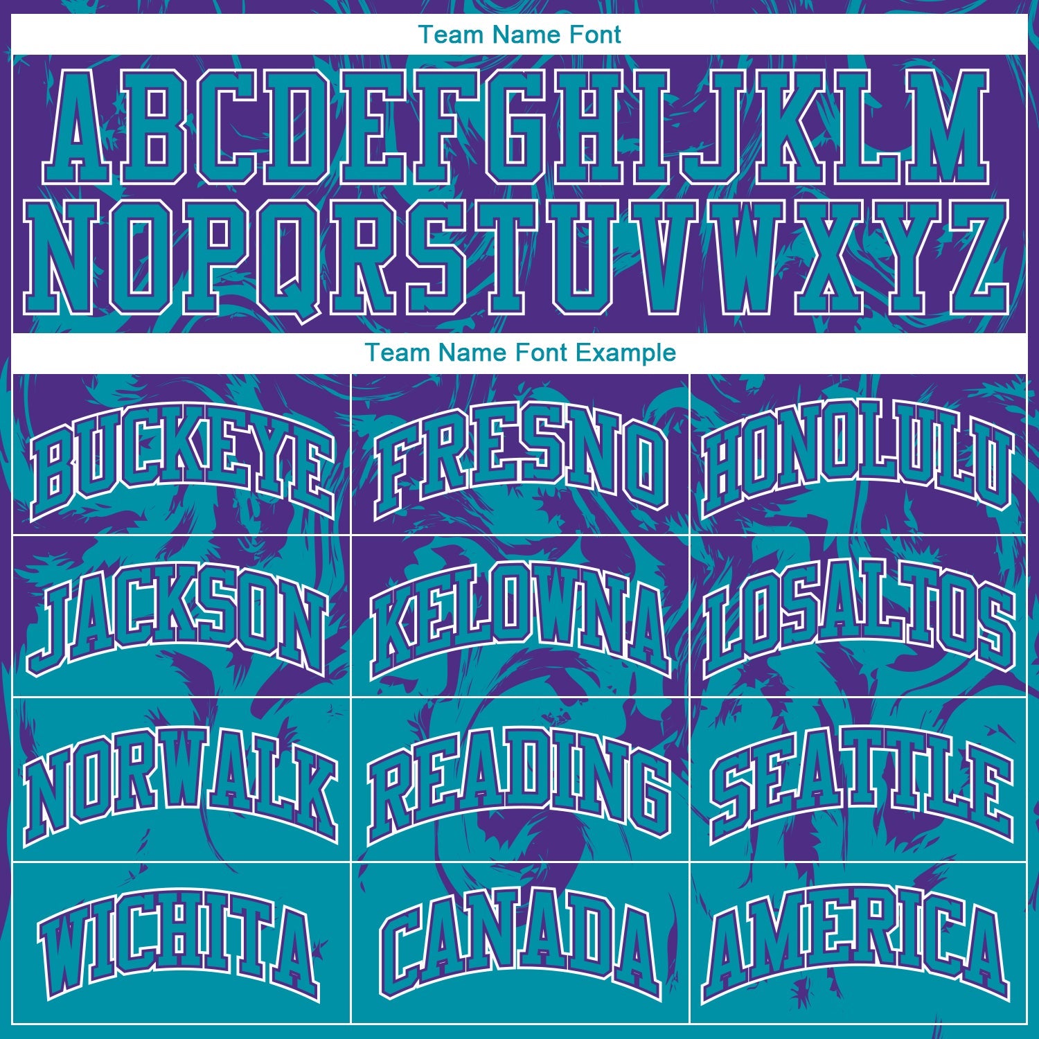Custom Teal Purple-White Round Neck Sublimation Basketball Uniform Jersey view 3