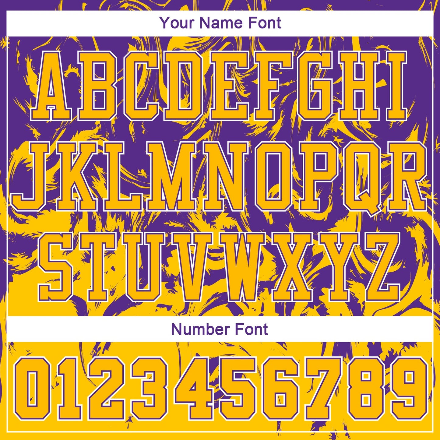Custom Gold White-Purple Round Neck Sublimation Basketball Uniform Jersey view 4