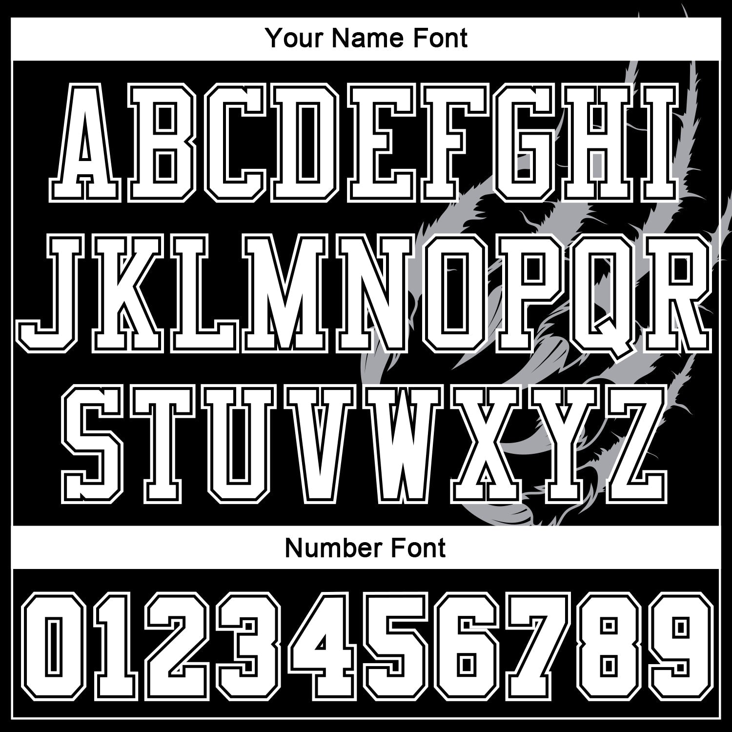 Custom Black White Animals Claws Round Neck Sublimation Basketball Uniform Jersey view 4