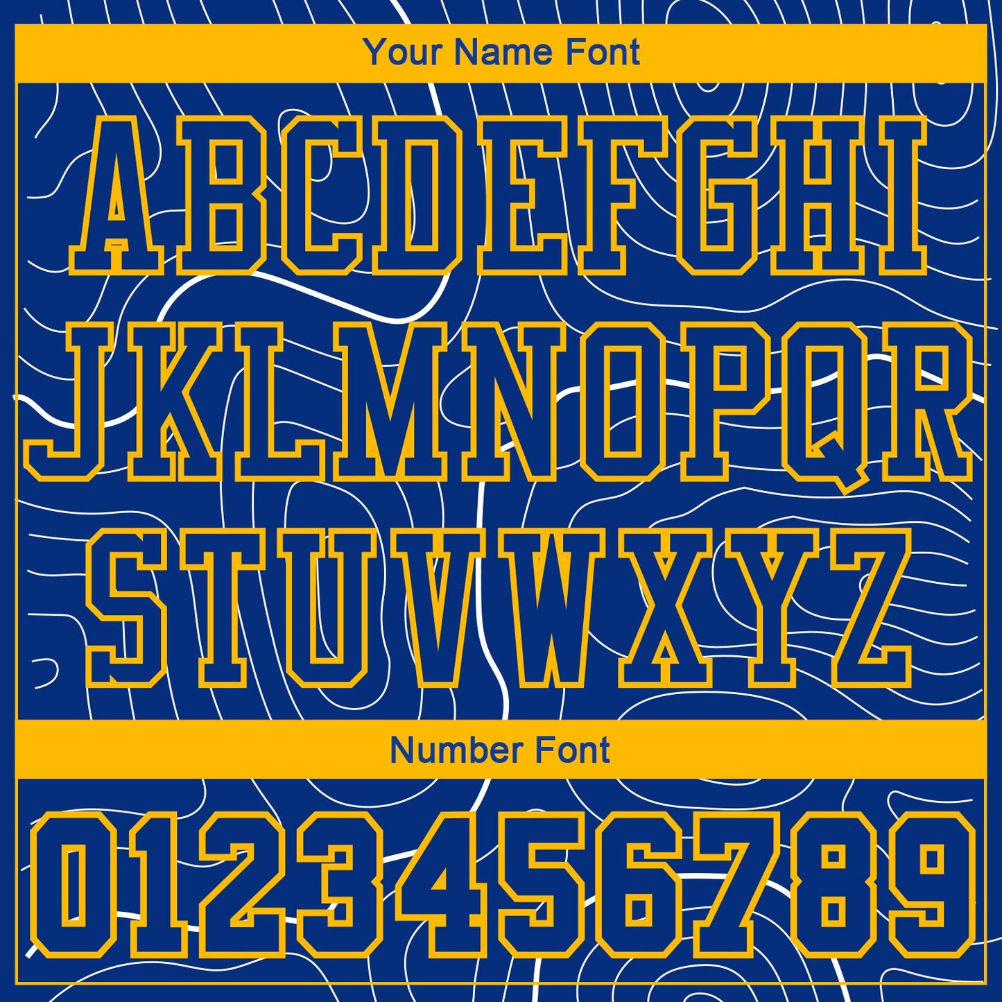 Custom Royal Gold Round Neck Sublimation Basketball Uniform Jersey view 4