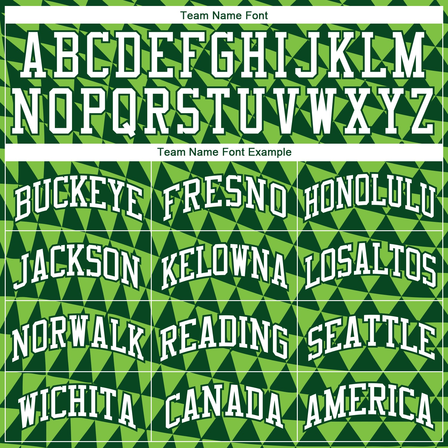 Custom Green White-Neon Green Triangle Shapes Round Neck Sublimation Basketball Uniform Jersey view 3