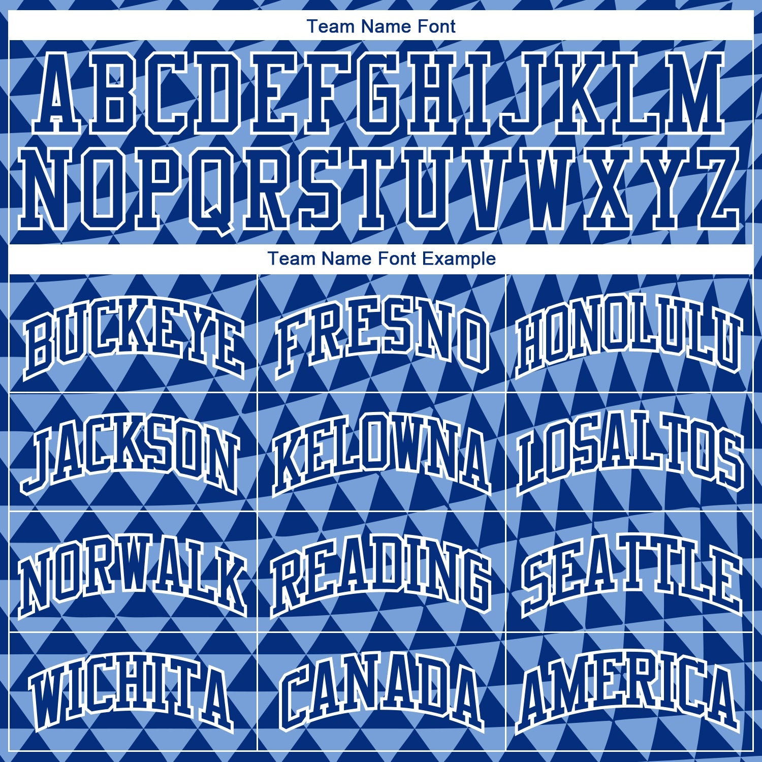 Custom Light Blue Royal-White Triangle Shapes Round Neck Sublimation Basketball Uniform Jersey view 3