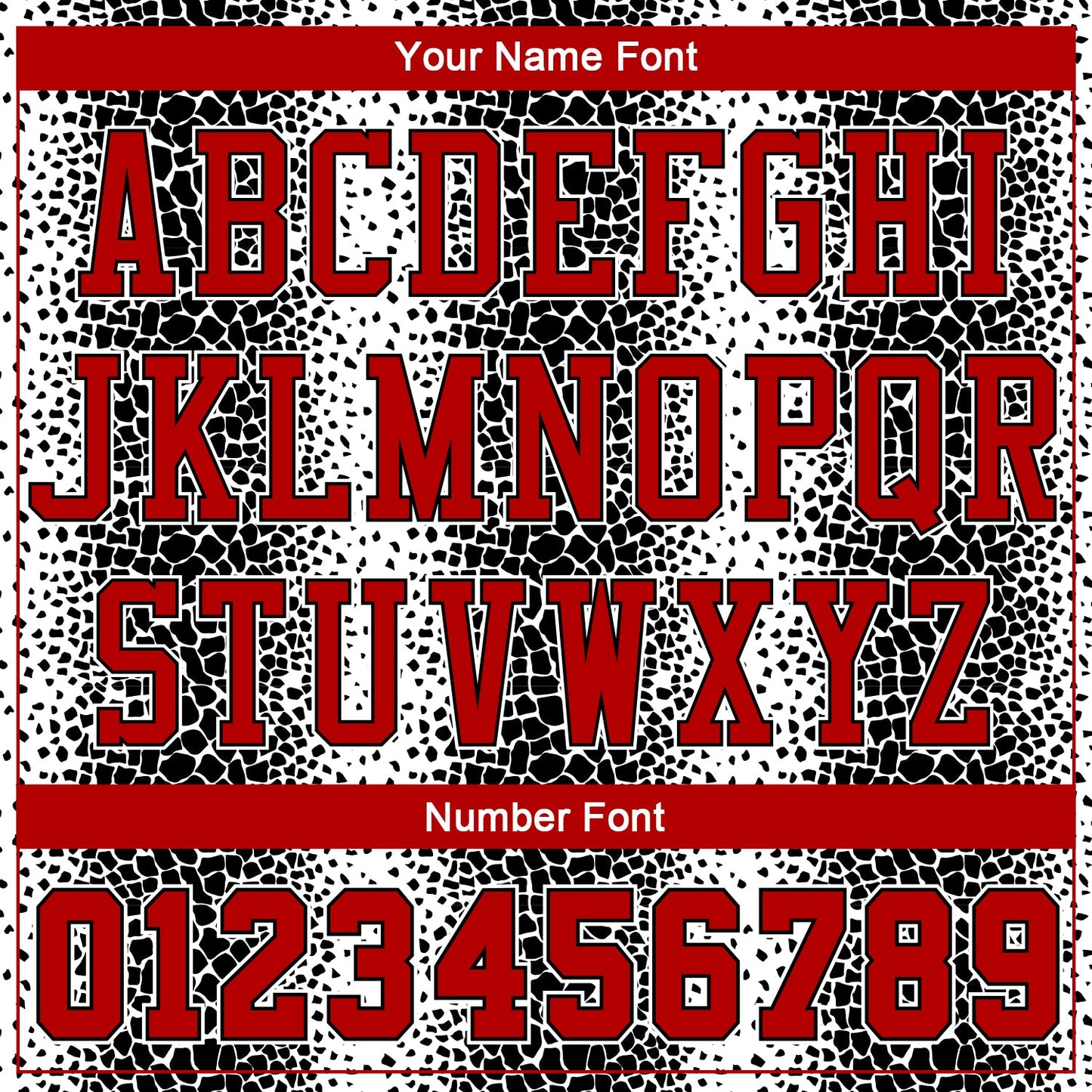 Custom Black Red-White Animal Fur Print Round Neck Sublimation Basketball Uniform Jersey view 4