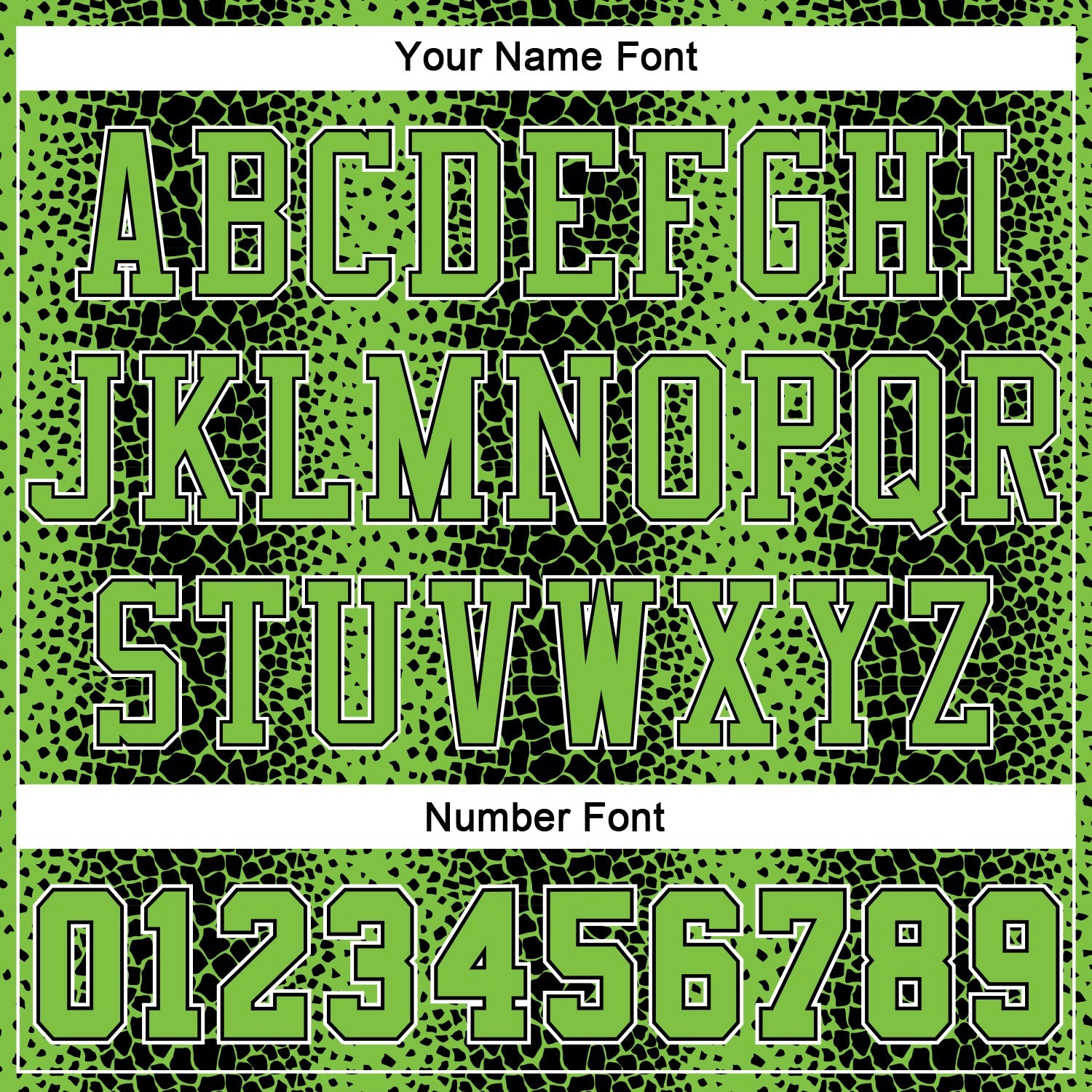 Custom Black Neon Green-White Animal Fur Print Round Neck Sublimation Basketball Uniform Jersey view 4