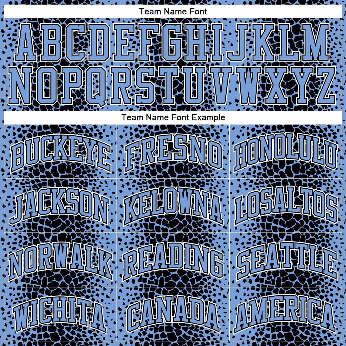 Custom Black Light Blue-White Animal Fur Print Round Neck Sublimation Basketball Uniform Jersey view 3