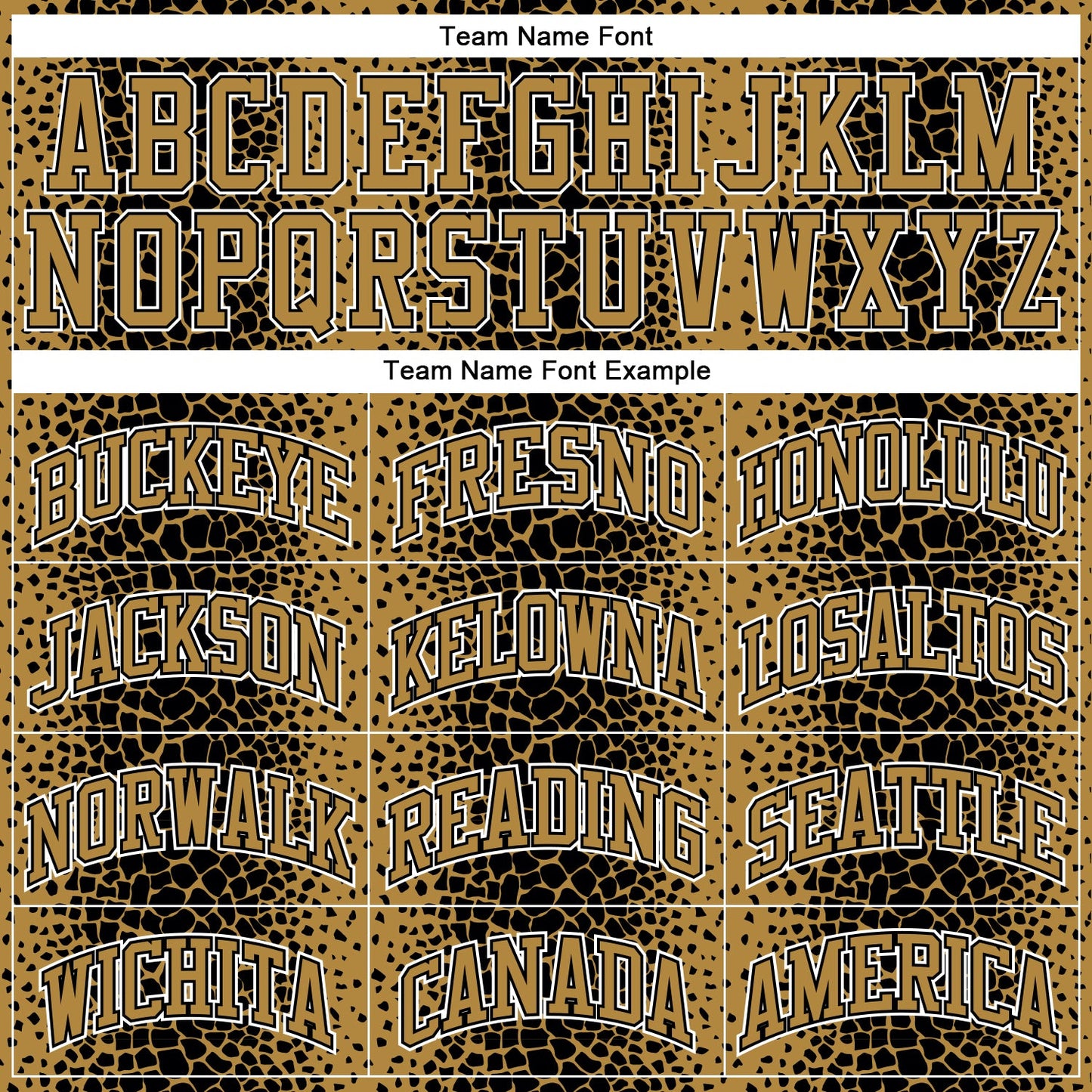 Custom Black Old Gold-White Animal Fur Print Round Neck Sublimation Basketball Uniform Jersey view 3