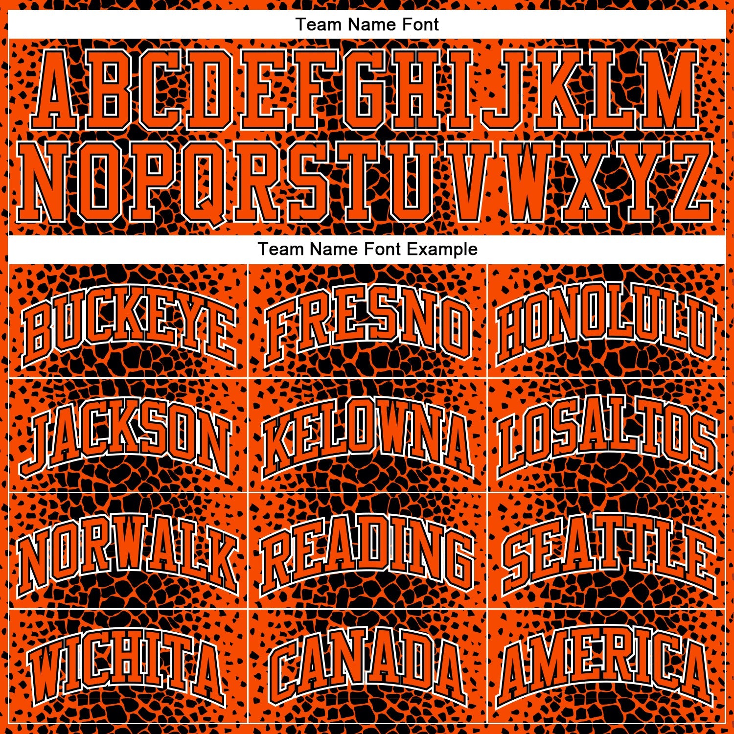 Custom Black Orange-White Animal Fur Print Round Neck Sublimation Basketball Uniform Jersey view 3