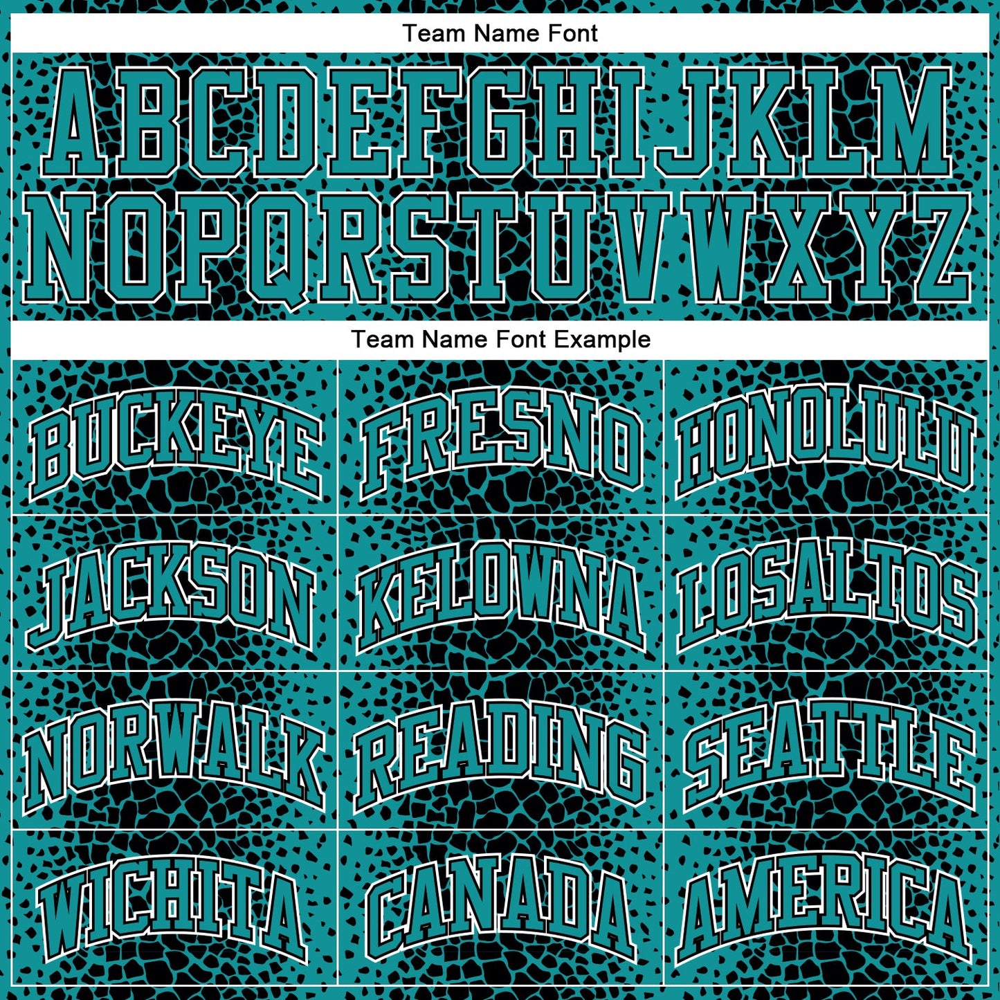 Custom Black Teal-White Animal Fur Print Round Neck Sublimation Basketball Uniform Jersey view 3