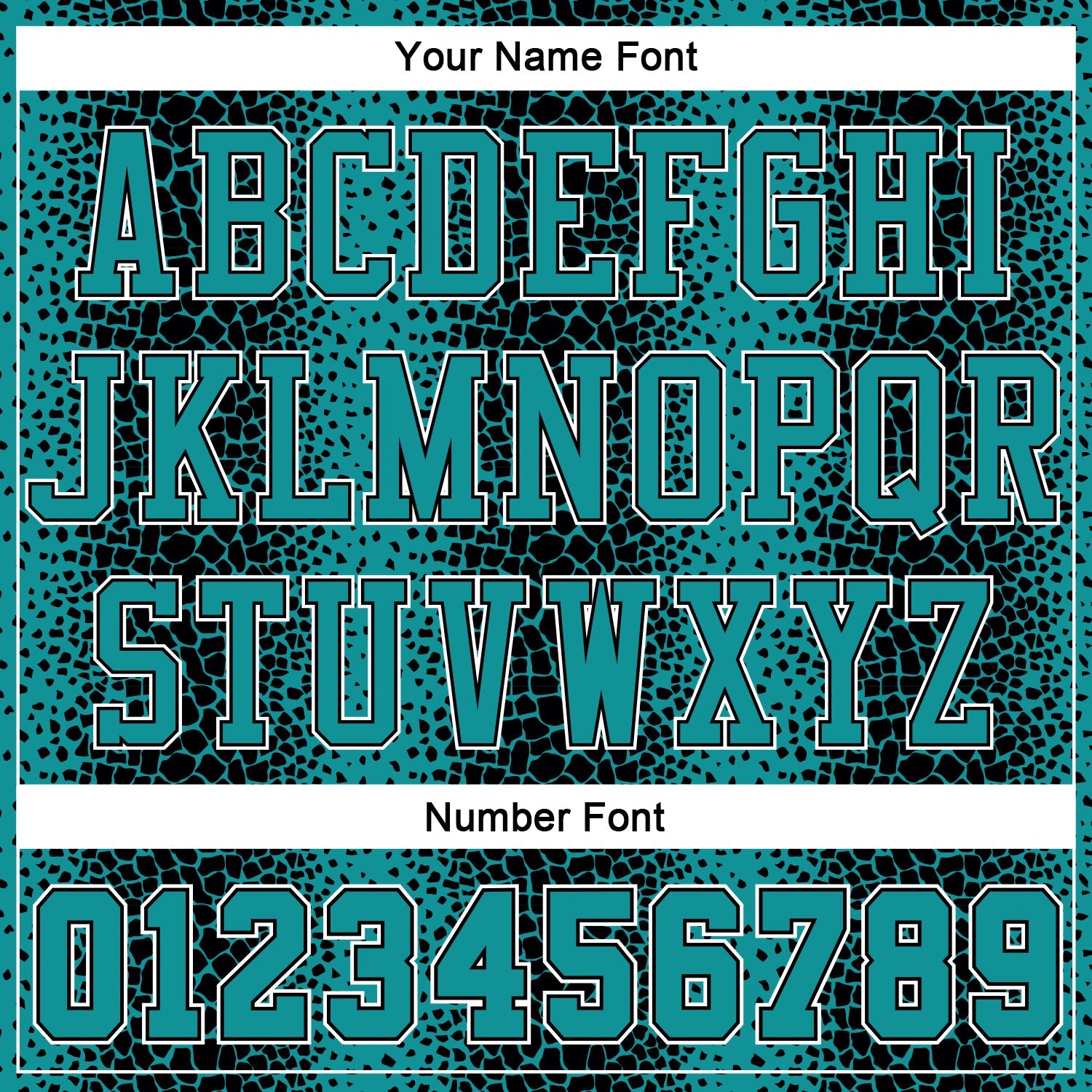 Custom Black Teal-White Animal Fur Print Round Neck Sublimation Basketball Uniform Jersey view 4