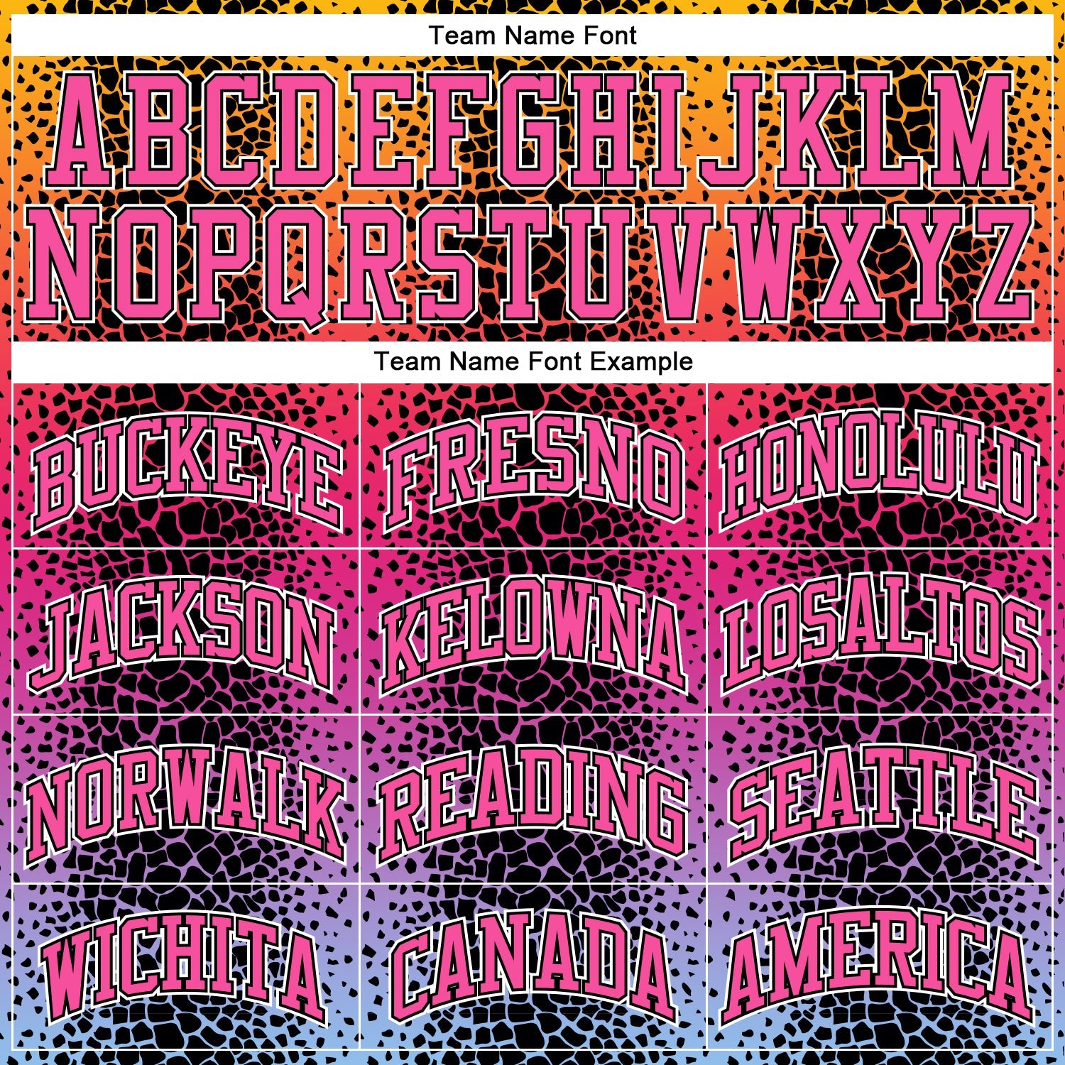 Custom Black Pink-Gold Animal Fur Print Round Neck Sublimation Basketball Uniform Jersey view 3