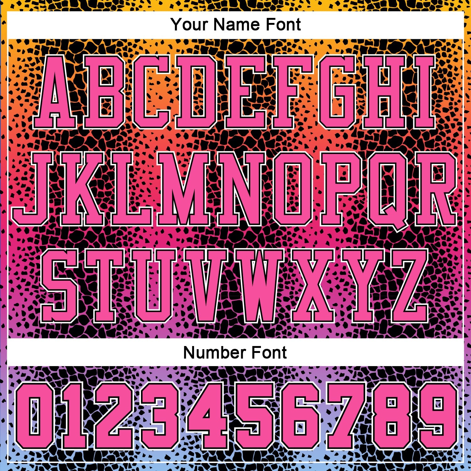Custom Black Pink-Gold Animal Fur Print Round Neck Sublimation Basketball Uniform Jersey view 4