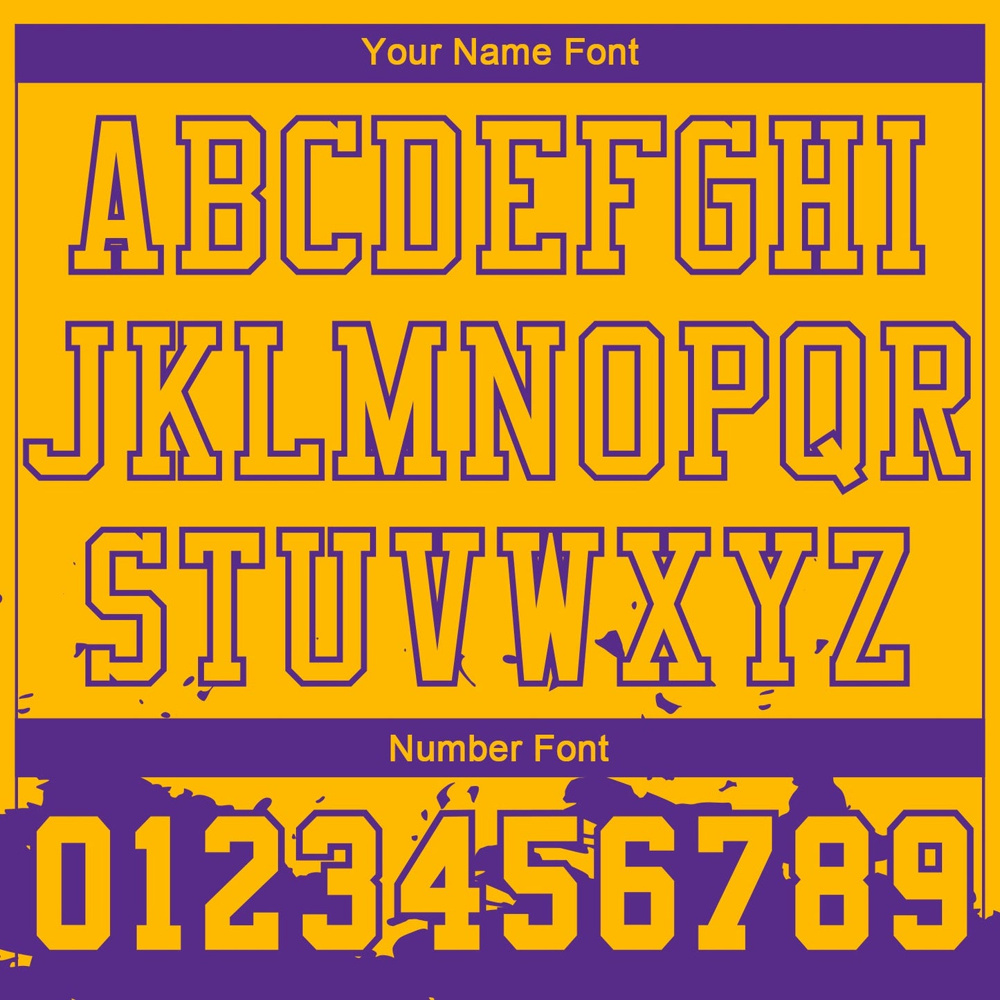 Custom Gold Purple Color Splash Round Neck Sublimation Basketball Uniform Jersey view 4