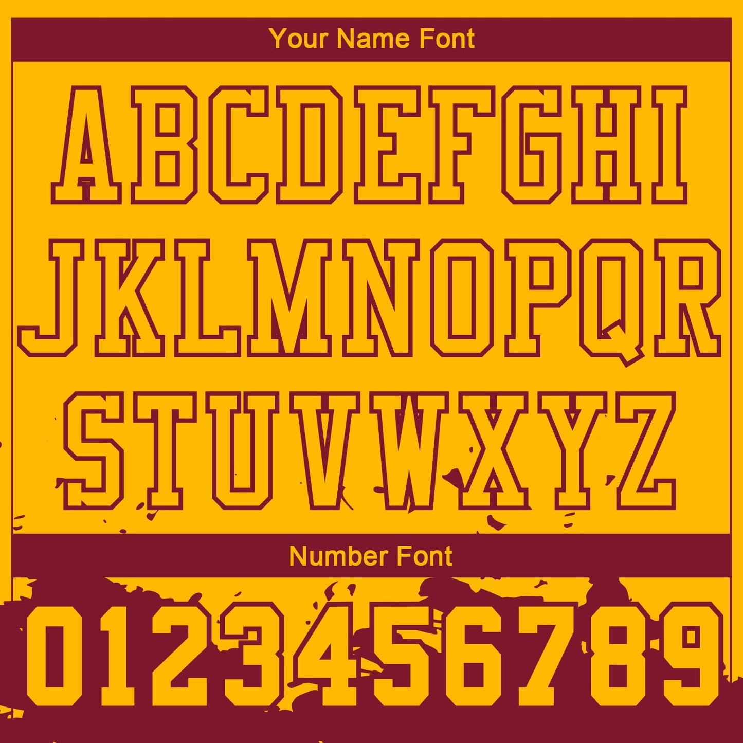 Custom Yellow Maroon Color Splash Round Neck Sublimation Basketball Uniform Jersey view 4