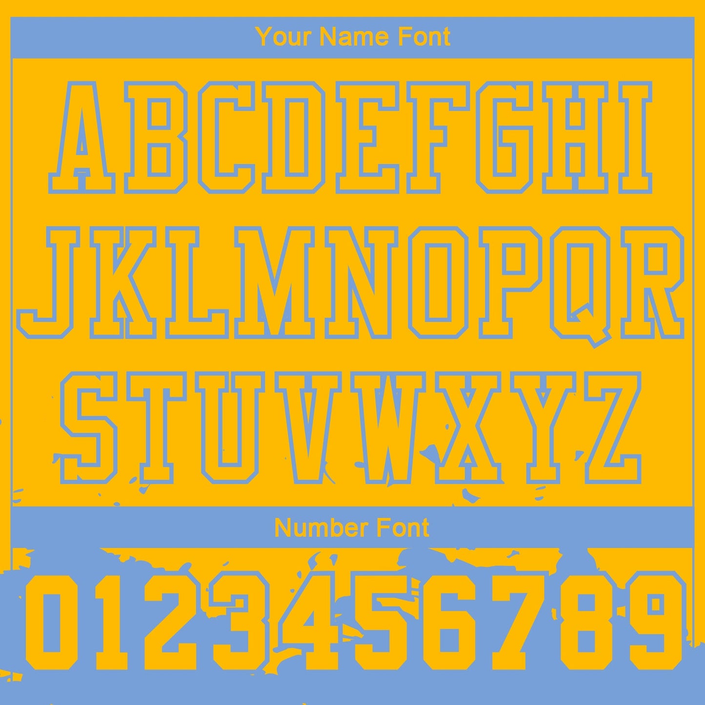 Custom Yellow Light Blue Color Splash Round Neck Sublimation Basketball Uniform Jersey view 4