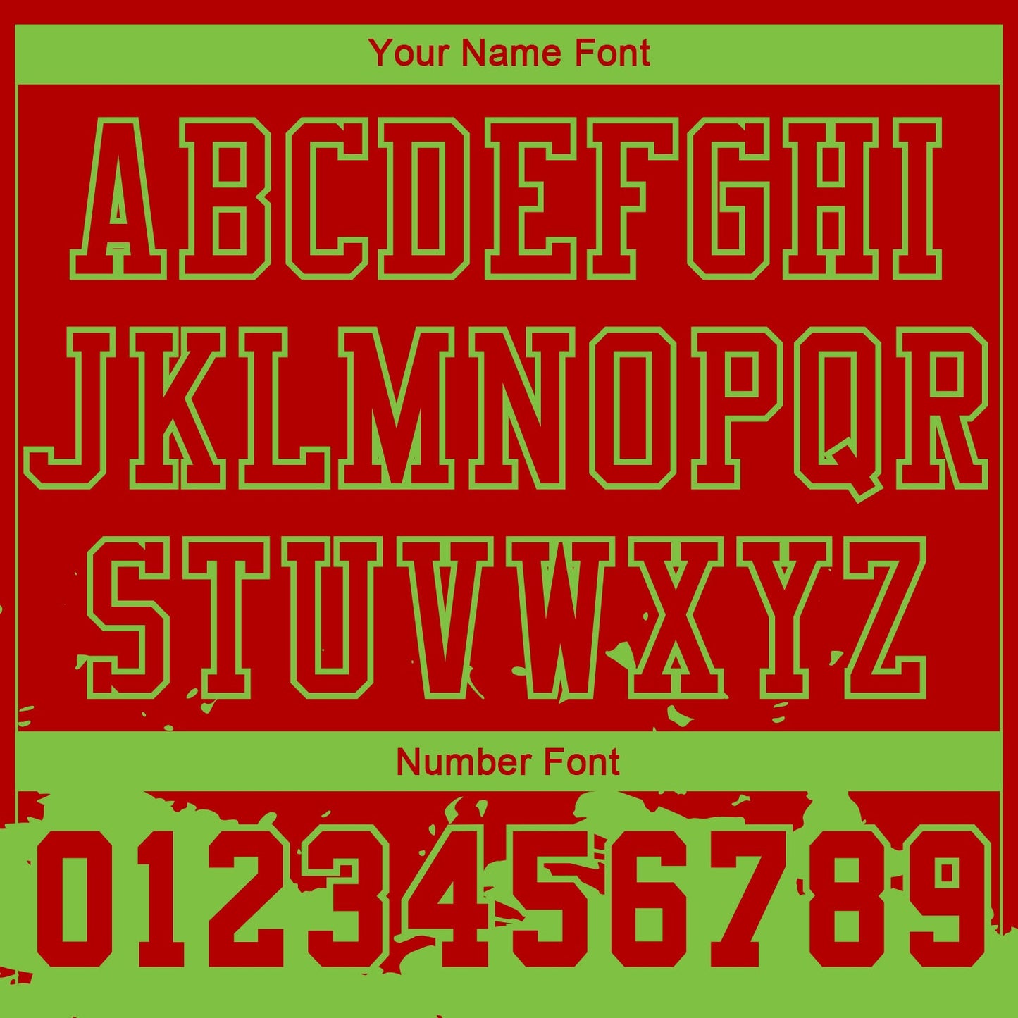Custom Red Neon Green Color Splash Round Neck Sublimation Basketball Uniform Jersey view 4