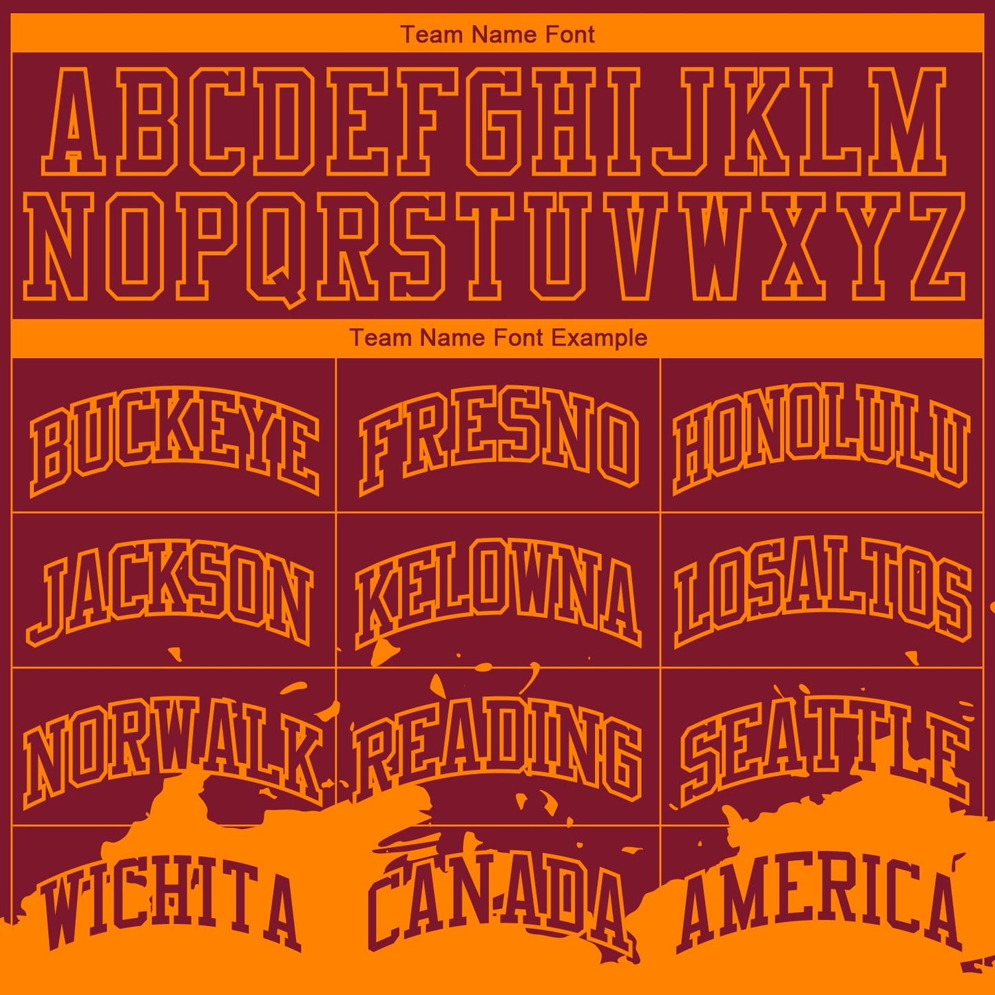 Custom Maroon Bay Orange Color Splash Round Neck Sublimation Basketball Uniform Jersey view 3