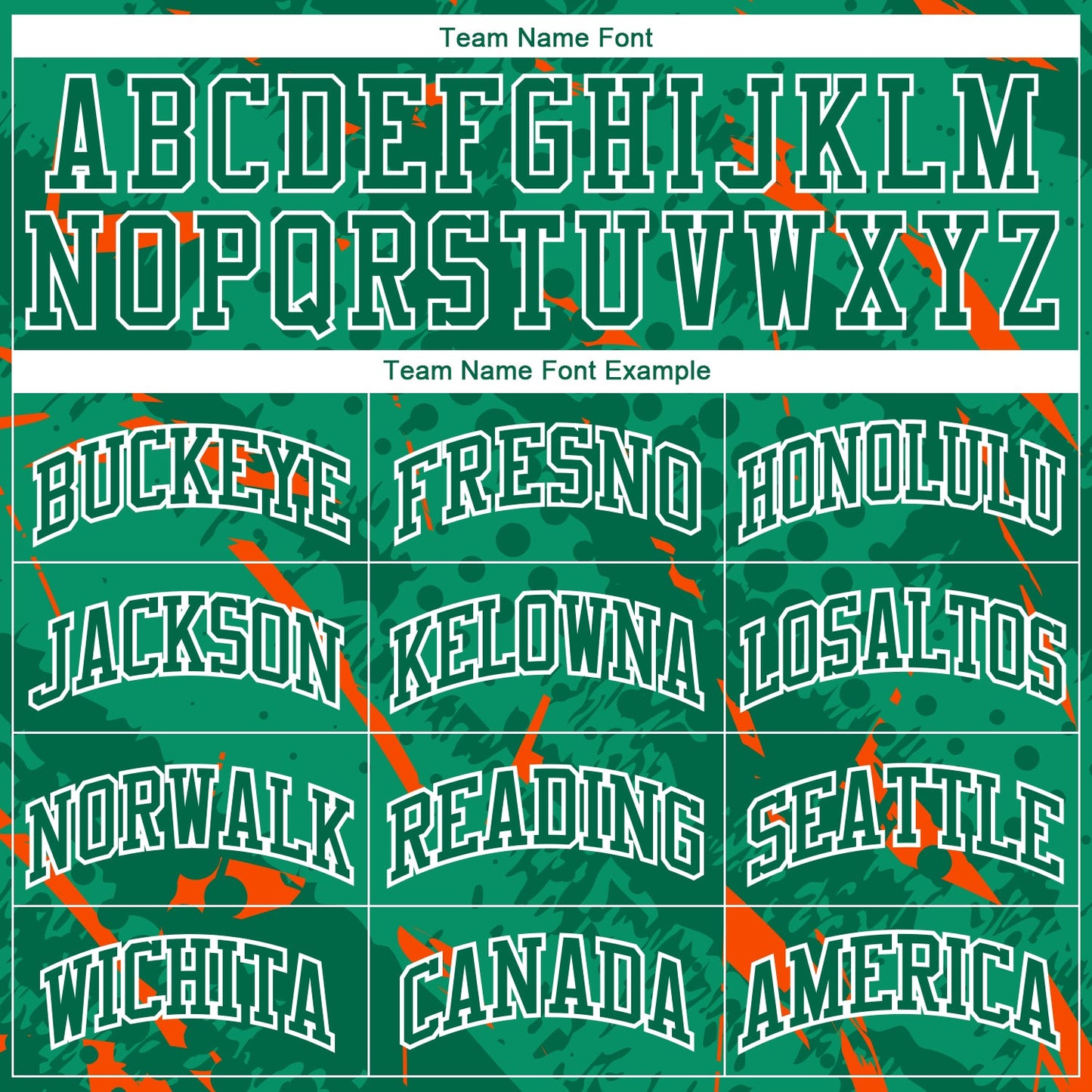 Custom Green Orange-White Bright Lines Round Neck Sublimation Basketball Uniform Jersey view 3