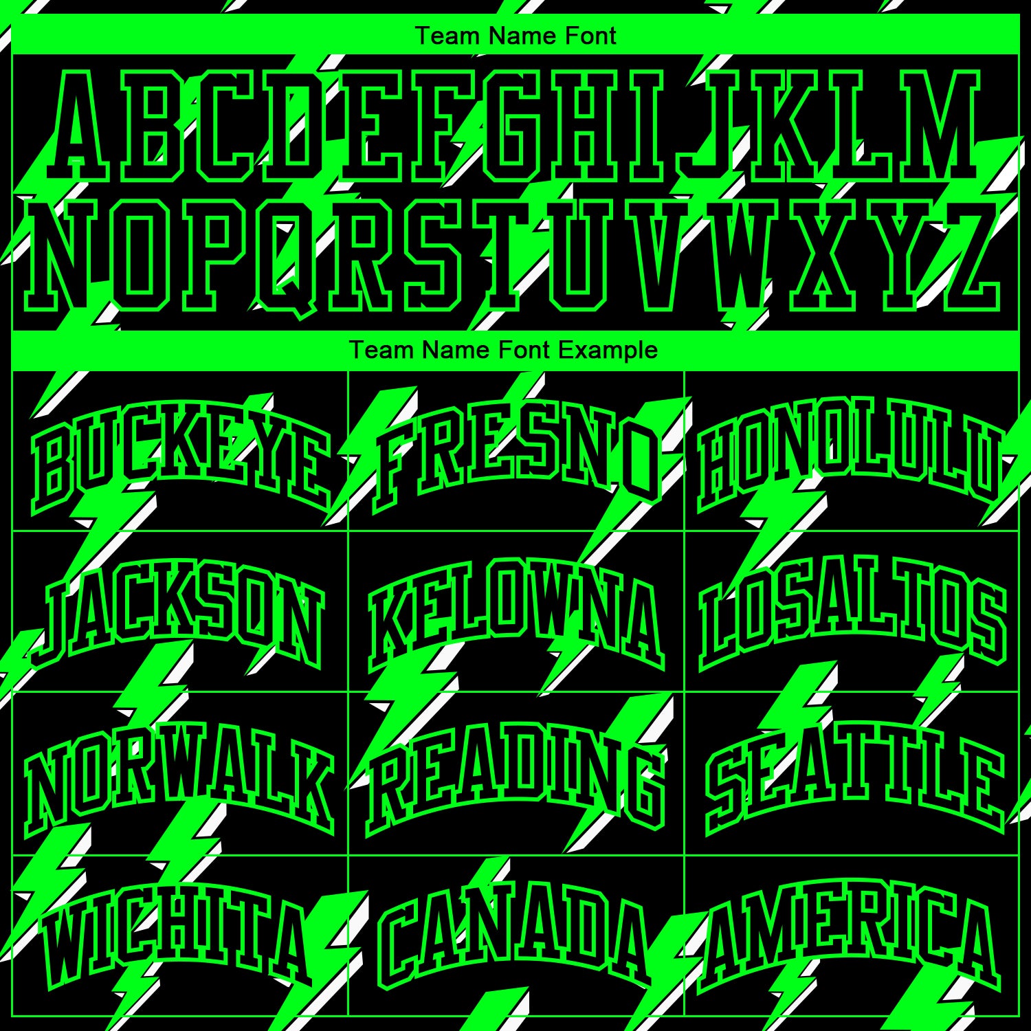 Custom Black Neon Green Lightning Shapes Round Neck Sublimation Basketball Uniform Jersey view 3