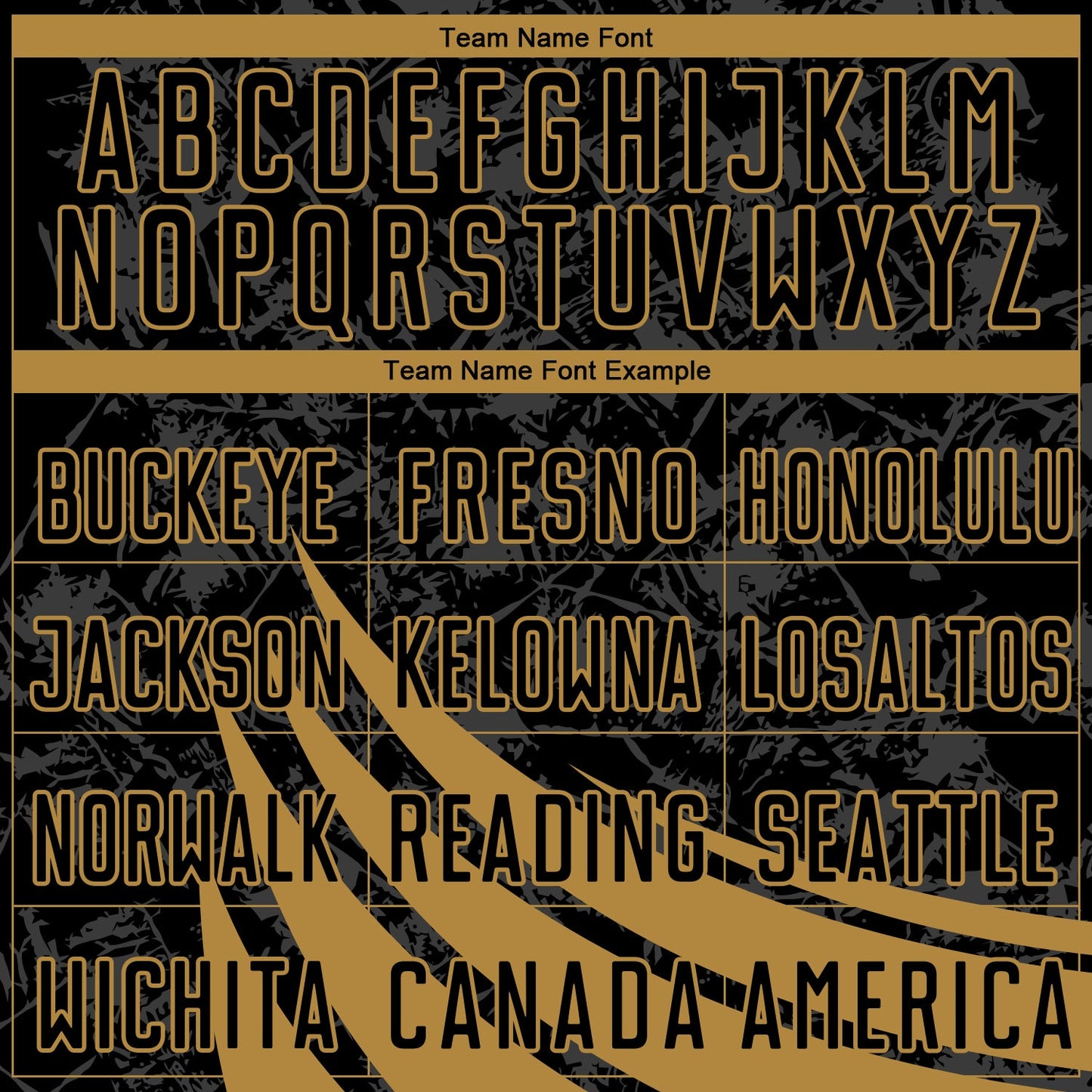 Custom Black Old Gold Wind Shapes Round Neck Sublimation Basketball Uniform Jersey view 3
