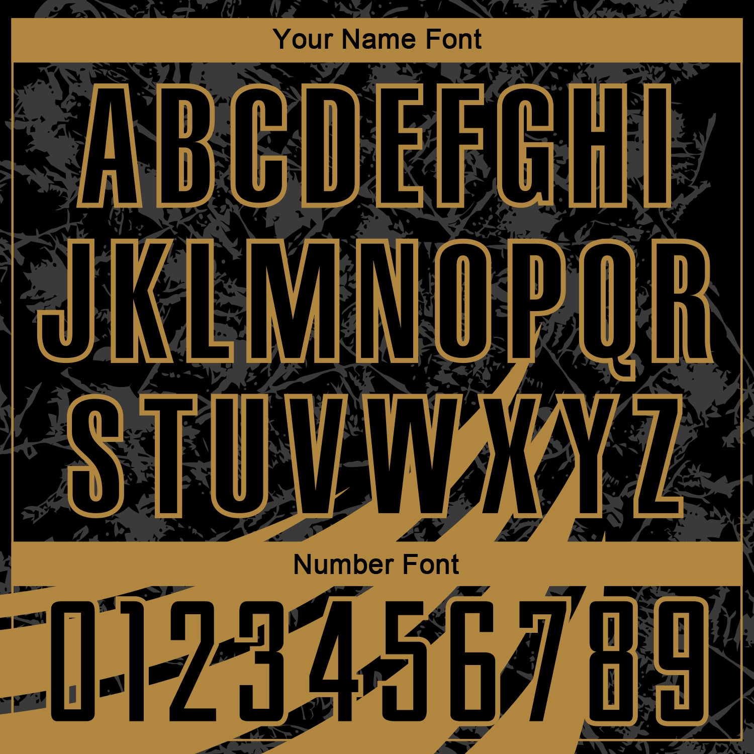 Custom Black Old Gold Wind Shapes Round Neck Sublimation Basketball Uniform Jersey view 4