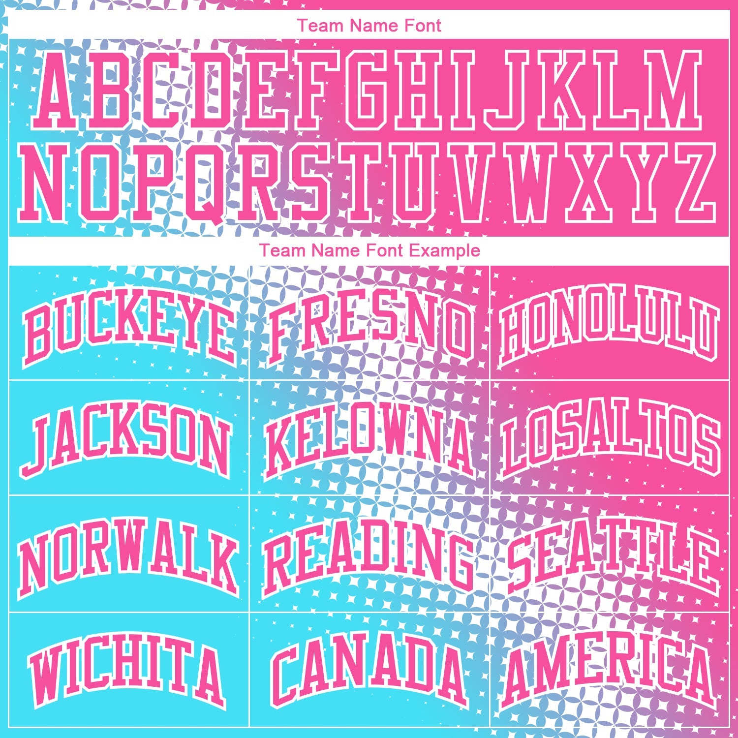 Custom Sky Blue Pink-White Gradient Two Tone Diamond Shape Round Neck Sublimation Basketball Uniform Jersey view 3
