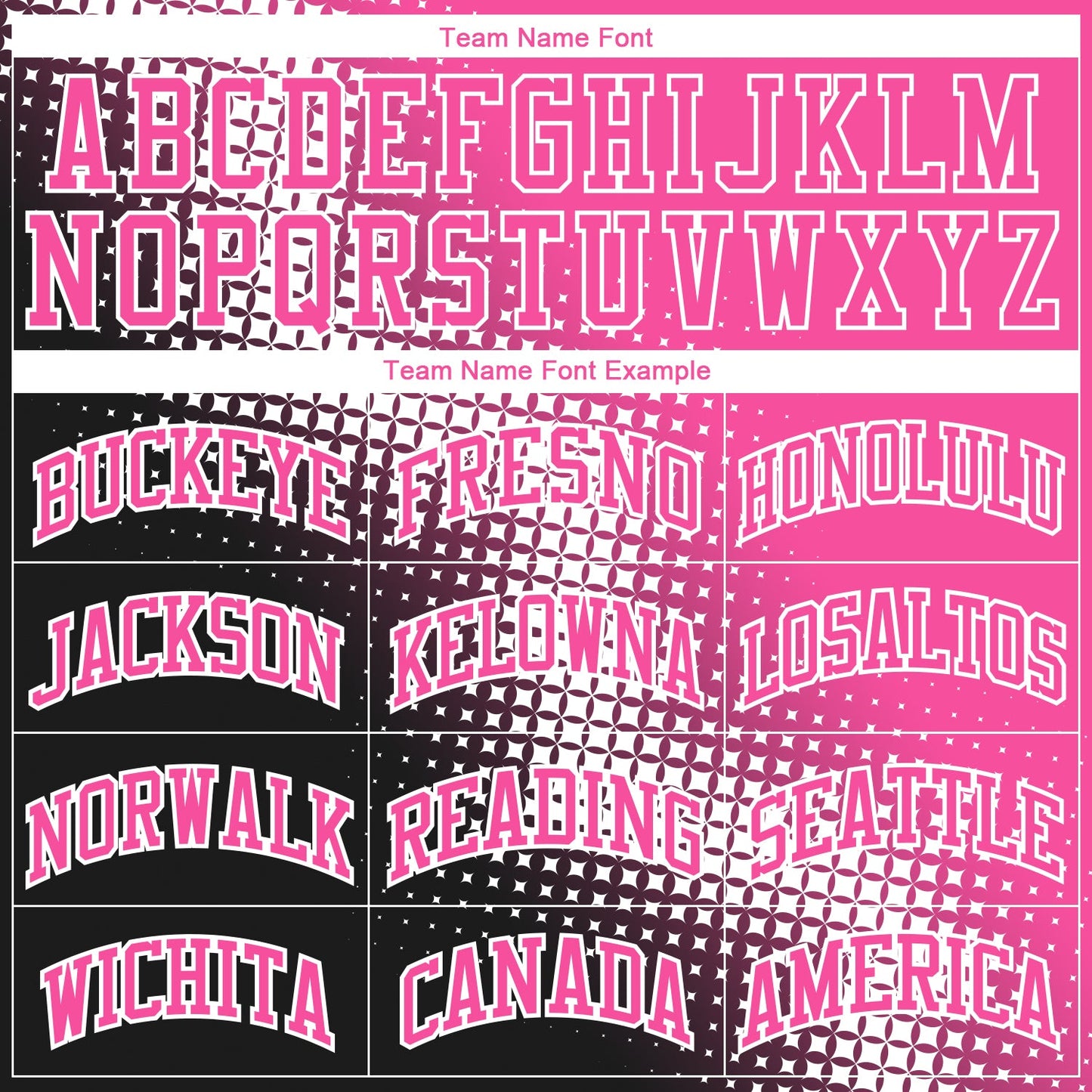 Custom Black Pink-White Gradient Two Tone Diamond Shape Round Neck Sublimation Basketball Uniform Jersey view 3