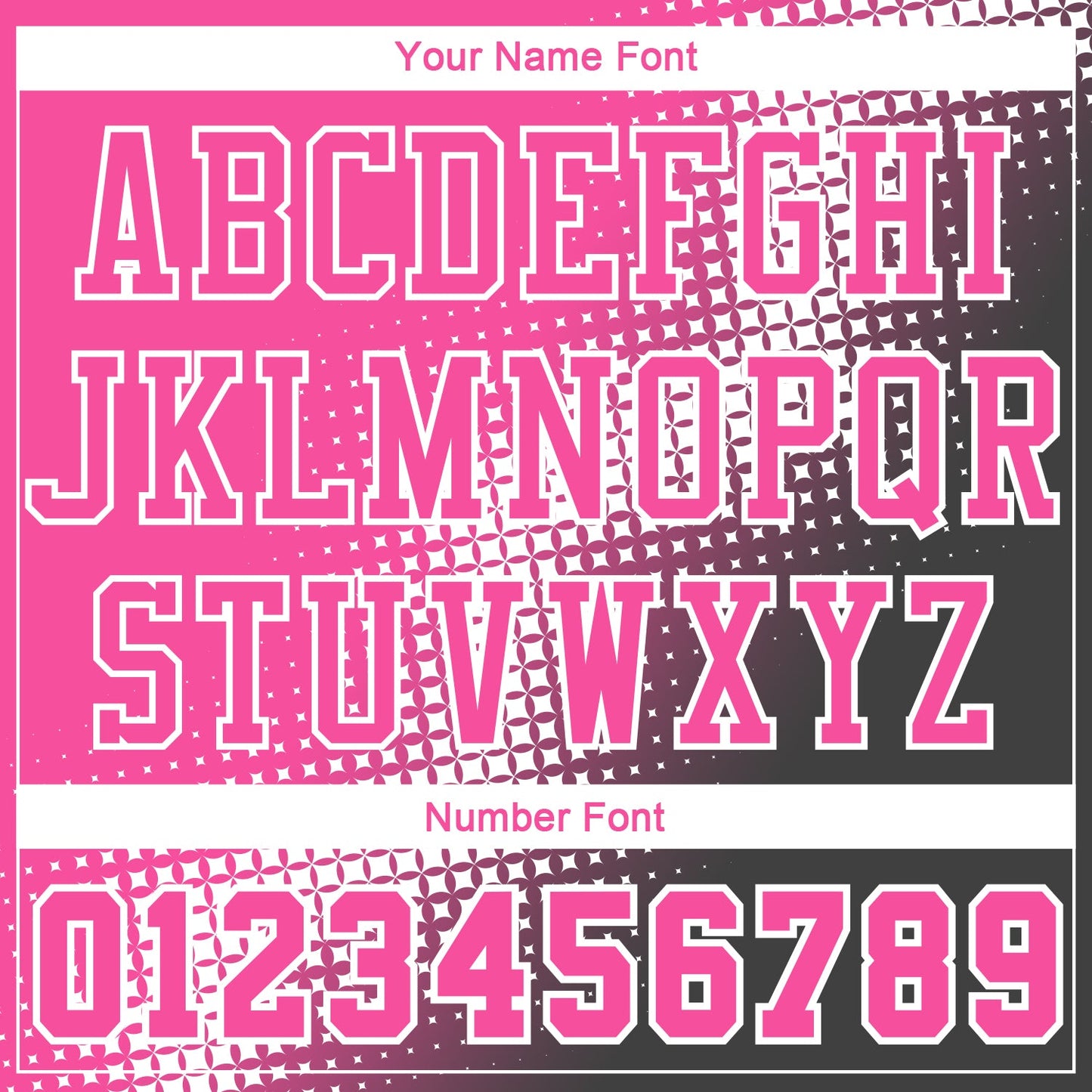 Custom Black Pink-White Gradient Two Tone Diamond Shape Round Neck Sublimation Basketball Uniform Jersey view 4