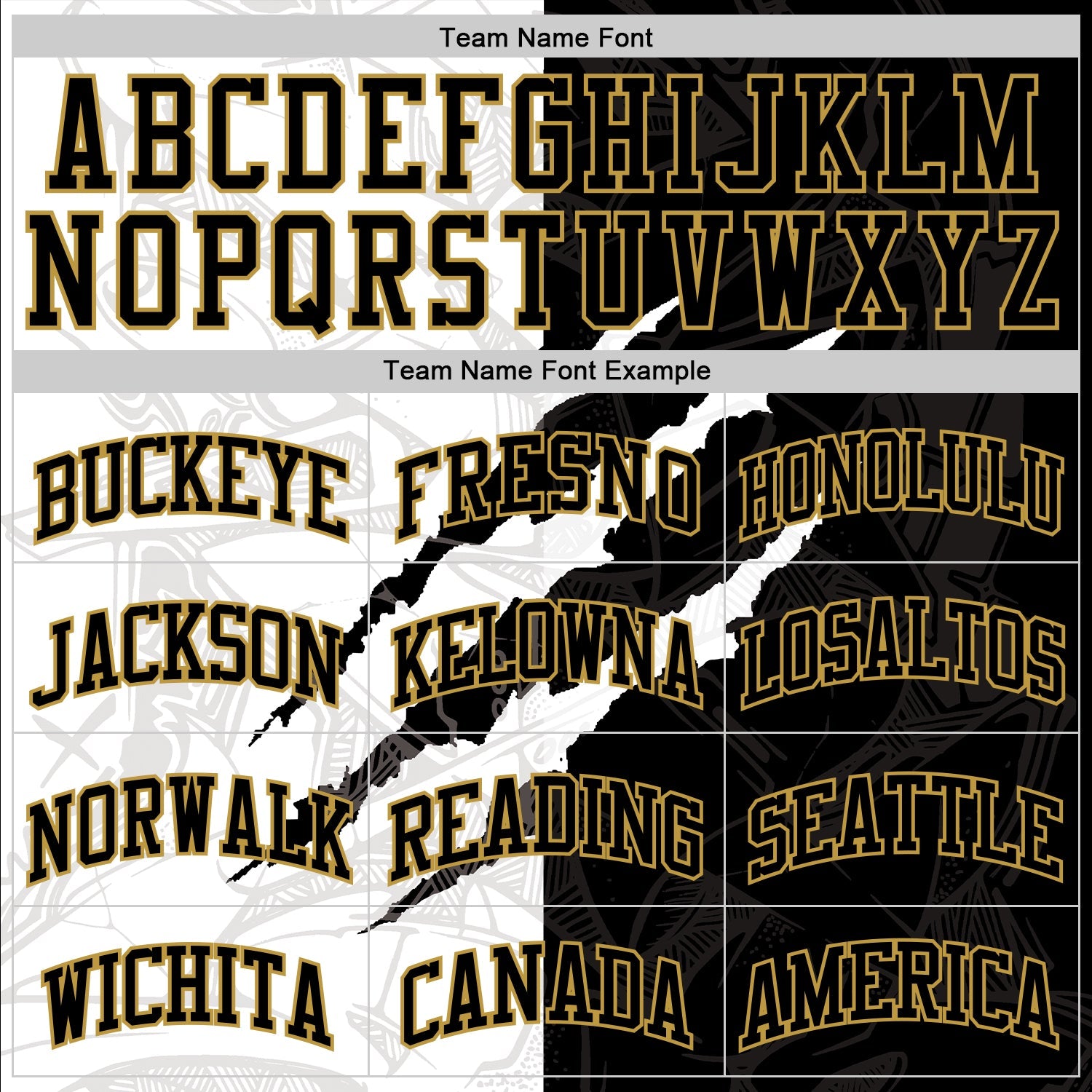 Custom Graffiti Pattern Black Old Gold-White Scratch Round Neck Sublimation Basketball Set Jersey view 4
