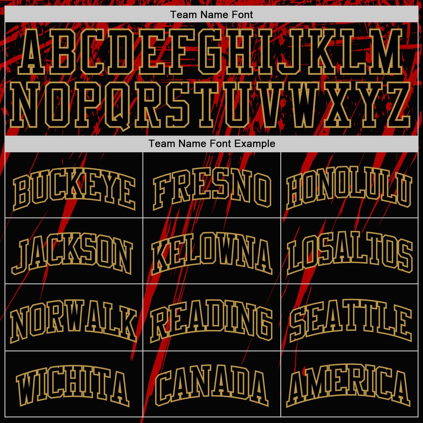 Custom Black Red-Old Gold Splash Round Neck Sublimation Basketball Set Jersey view 4