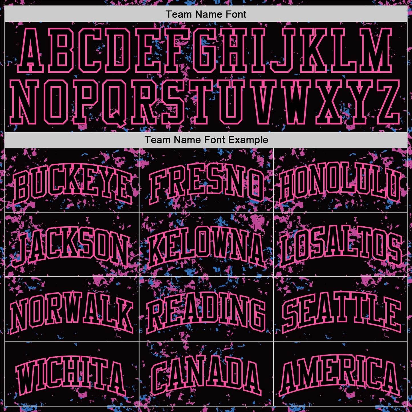 Custom Black Pink Fragment Art Round Neck Sublimation Basketball Set Jersey view 4