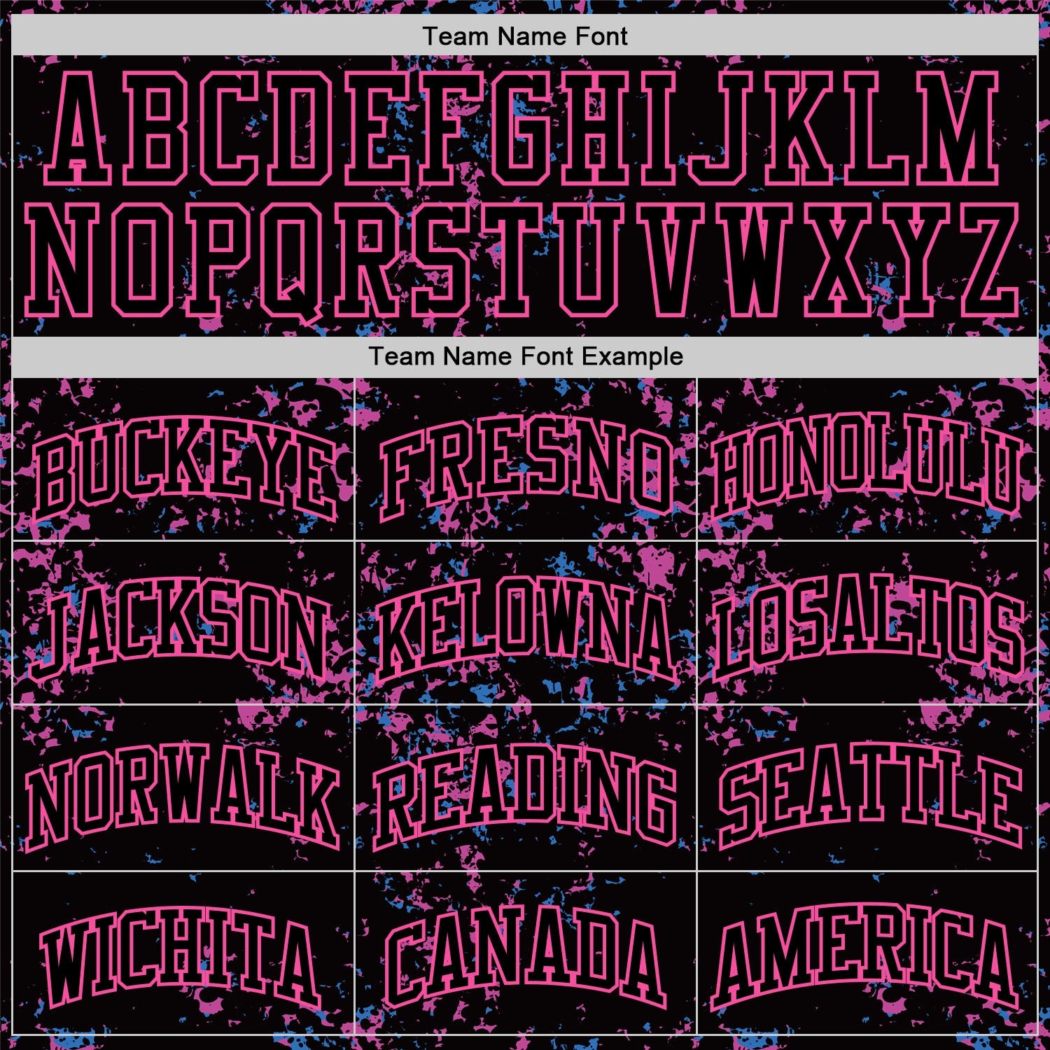 Custom Black Pink Fragment Art Round Neck Sublimation Basketball Set Jersey view 4