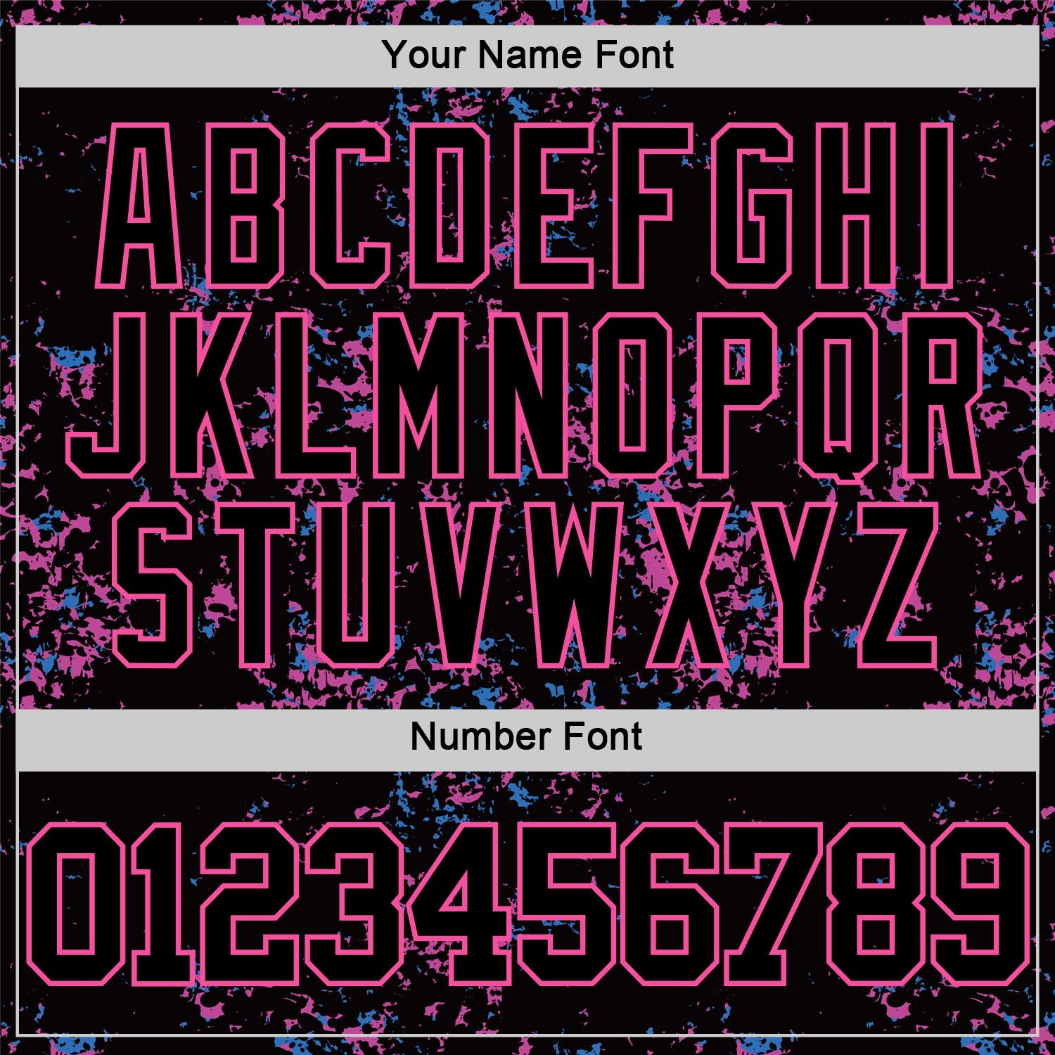 Custom Black Pink Fragment Art Round Neck Sublimation Basketball Set Jersey view 5
