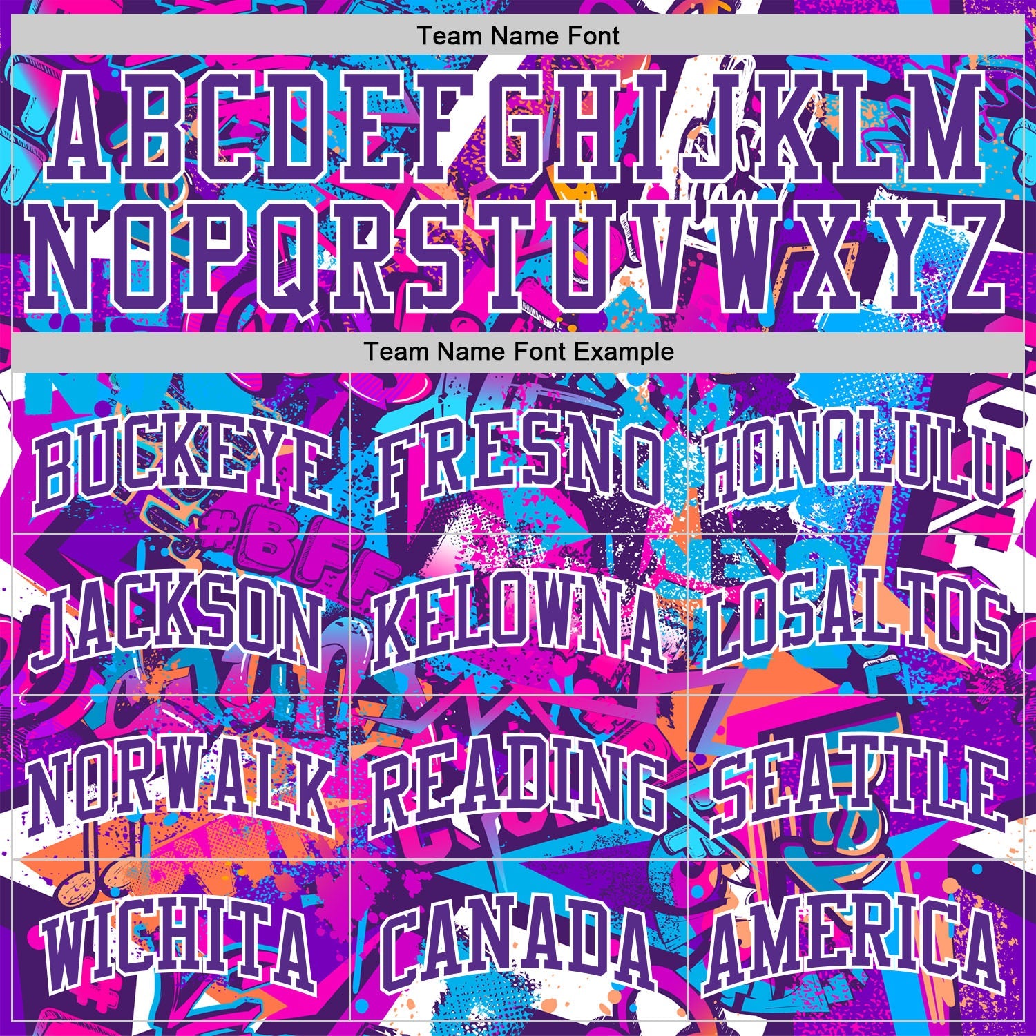 Custom Graffiti Pattern Purple-White Splash Round Neck Sublimation Basketball Set Jersey view 4