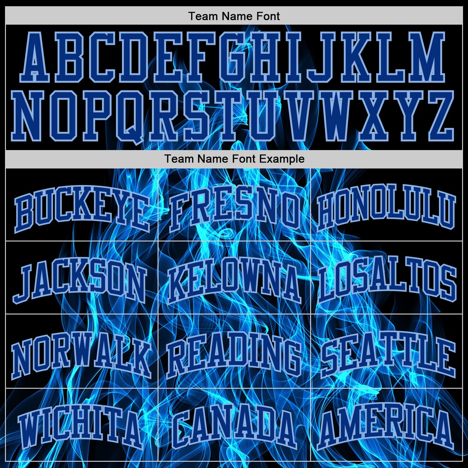 Custom Black Royal-Light Blue Flame Round Neck Sublimation Basketball Set Jersey view 4