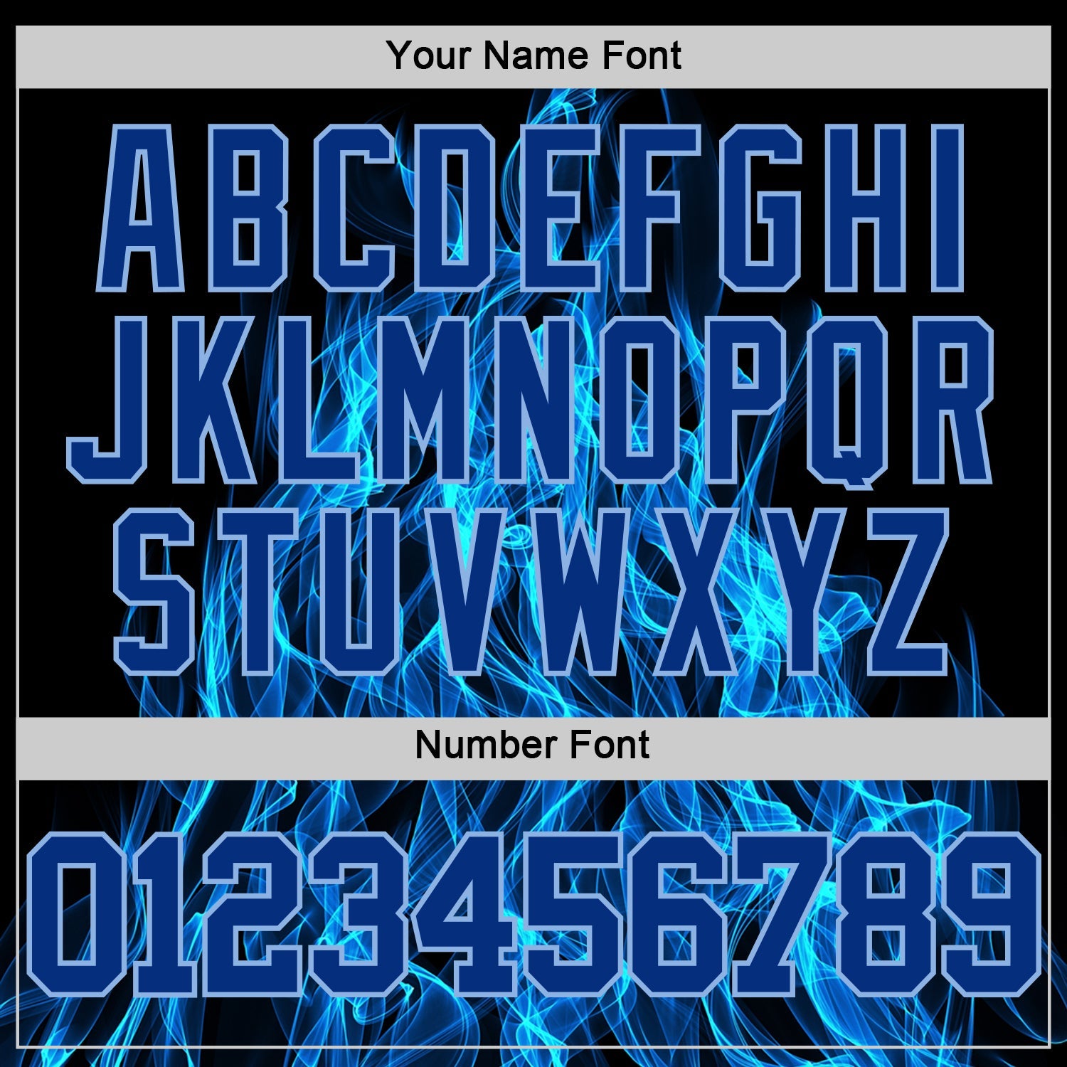 Custom Black Royal-Light Blue Flame Round Neck Sublimation Basketball Set Jersey view 5