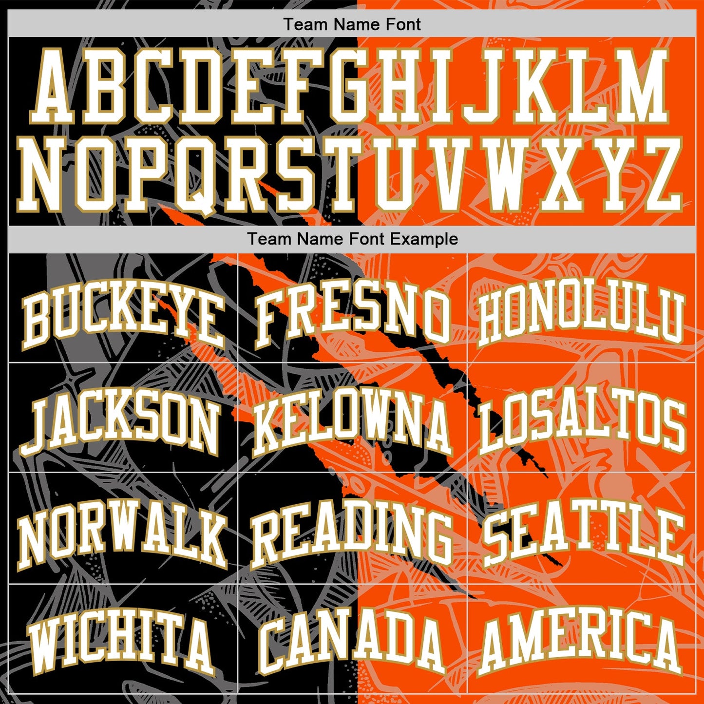 Custom Graffiti Pattern White Black Orange-Old Gold Scratch Round Neck Sublimation Basketball Set Jersey view 4