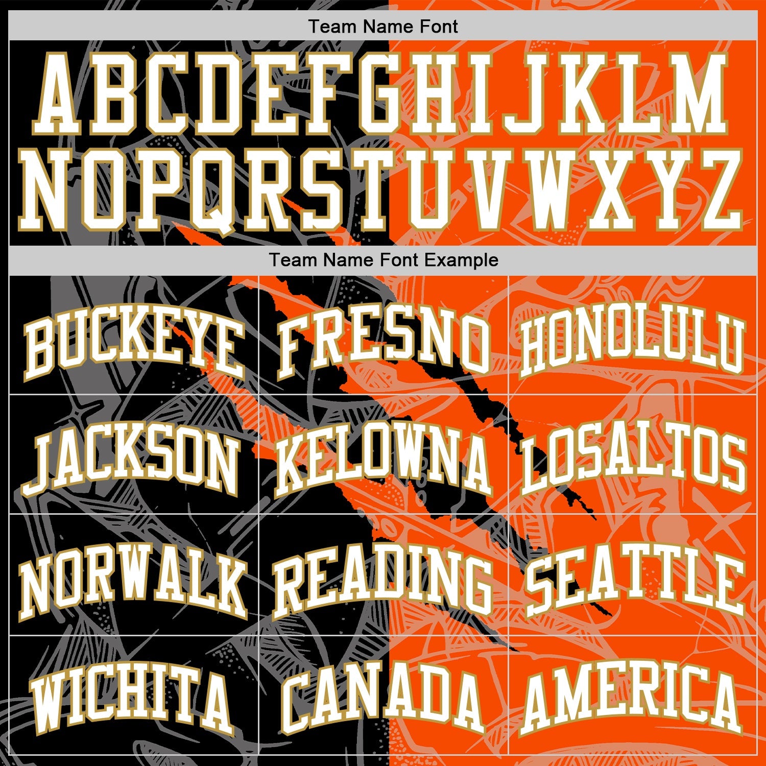 Custom Graffiti Pattern White Black Orange-Old Gold Scratch Round Neck Sublimation Basketball Set Jersey view 4