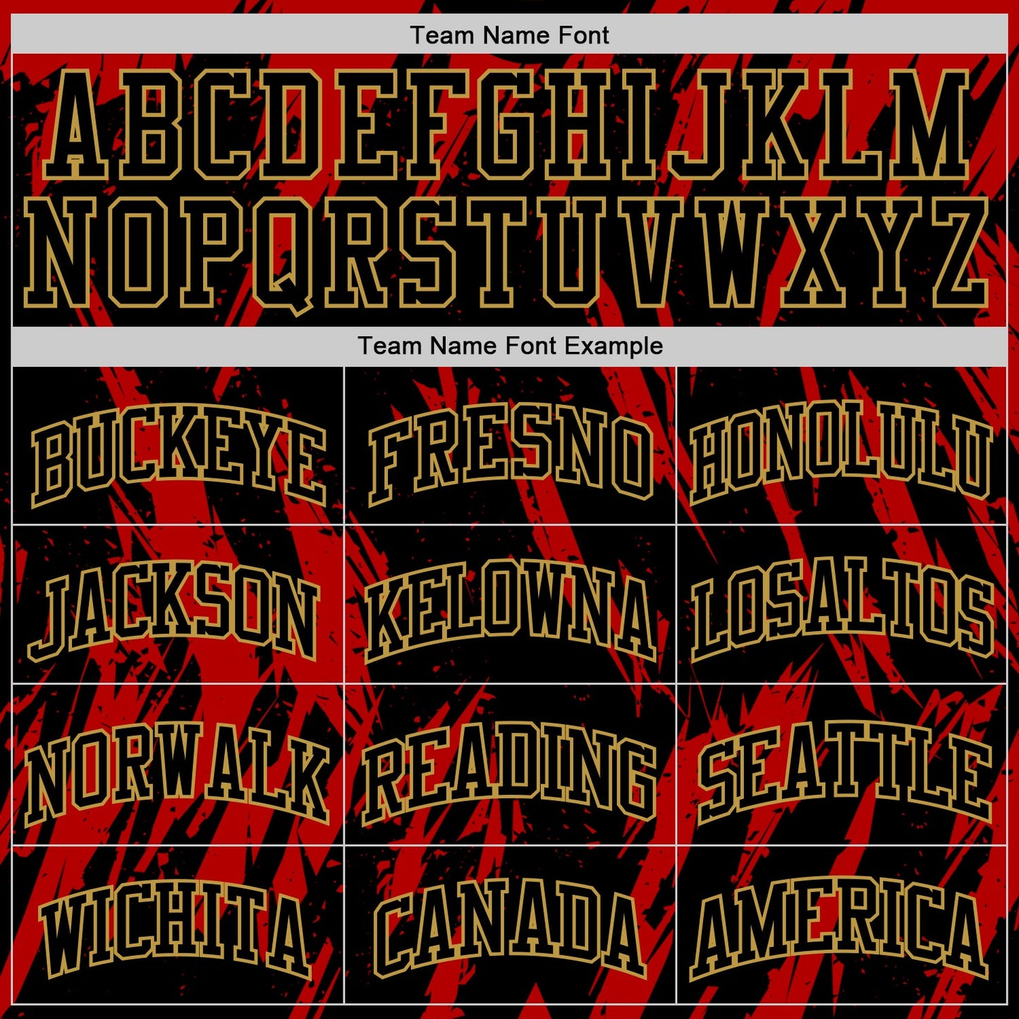 Custom Black Red-Old Gold Splash Round Neck Sublimation Basketball Set Jersey view 4