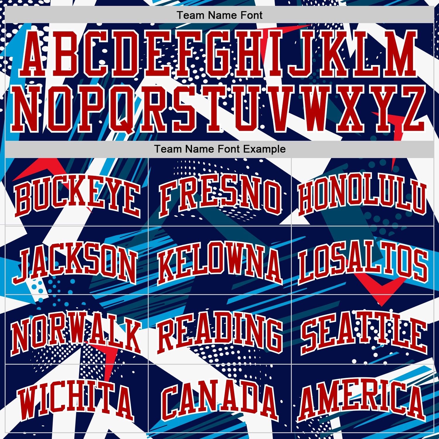 Custom Navy Red-White Geometric Shape Round Neck Sublimation Basketball Set Jersey view 4