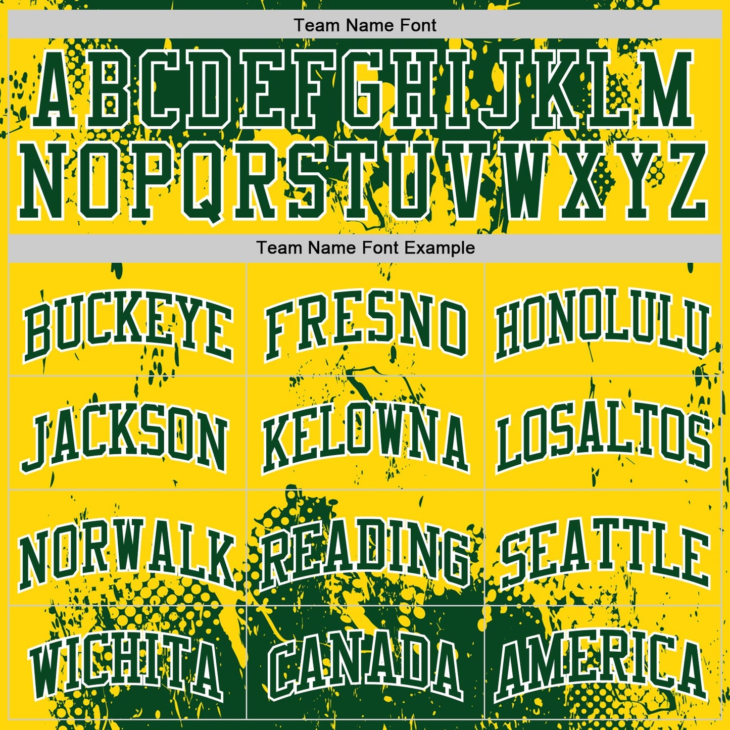 Custom Green Yellow-White Abstract Splatter Grunge Art Round Neck Sublimation Basketball Set Jersey view 4